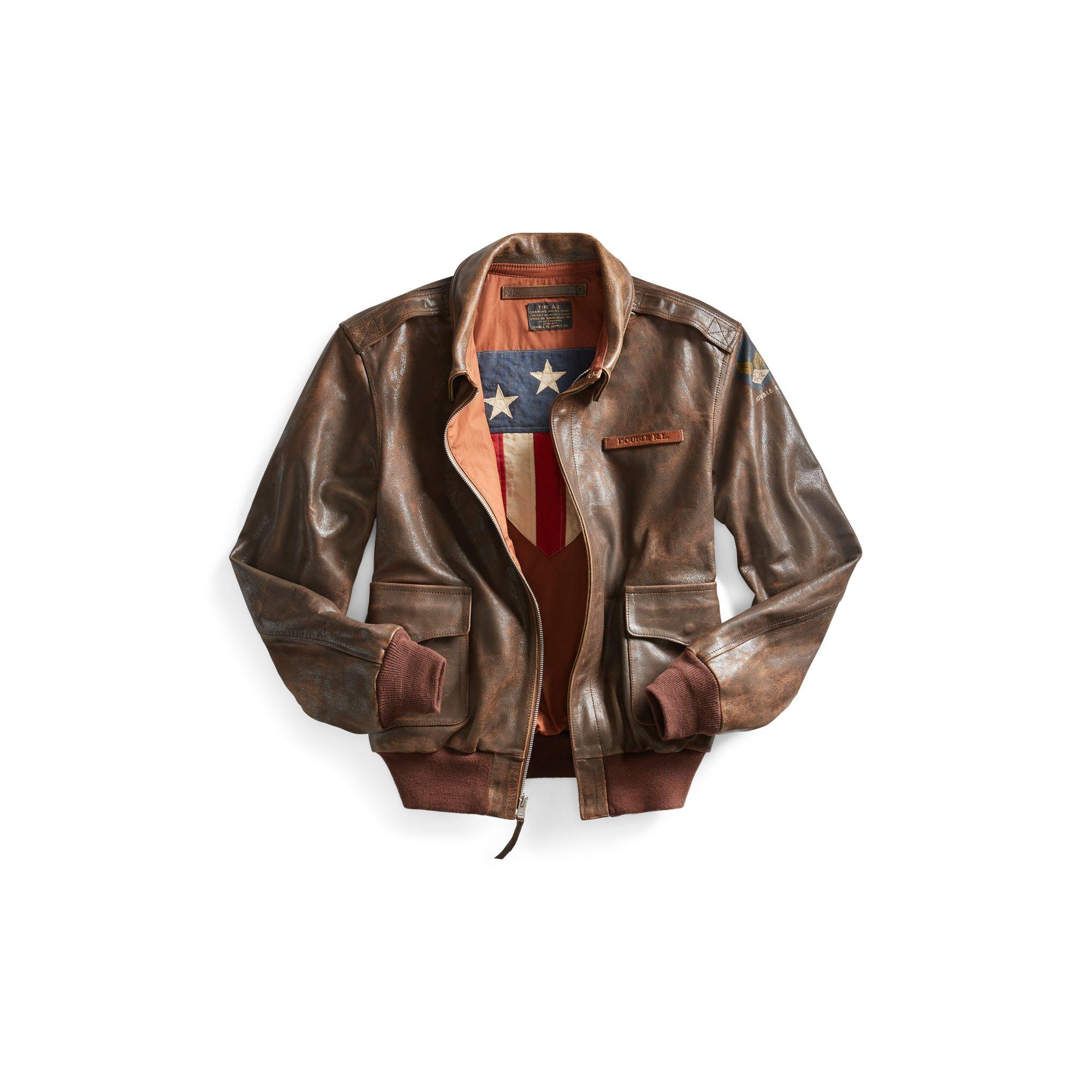 rrl bomber jacket