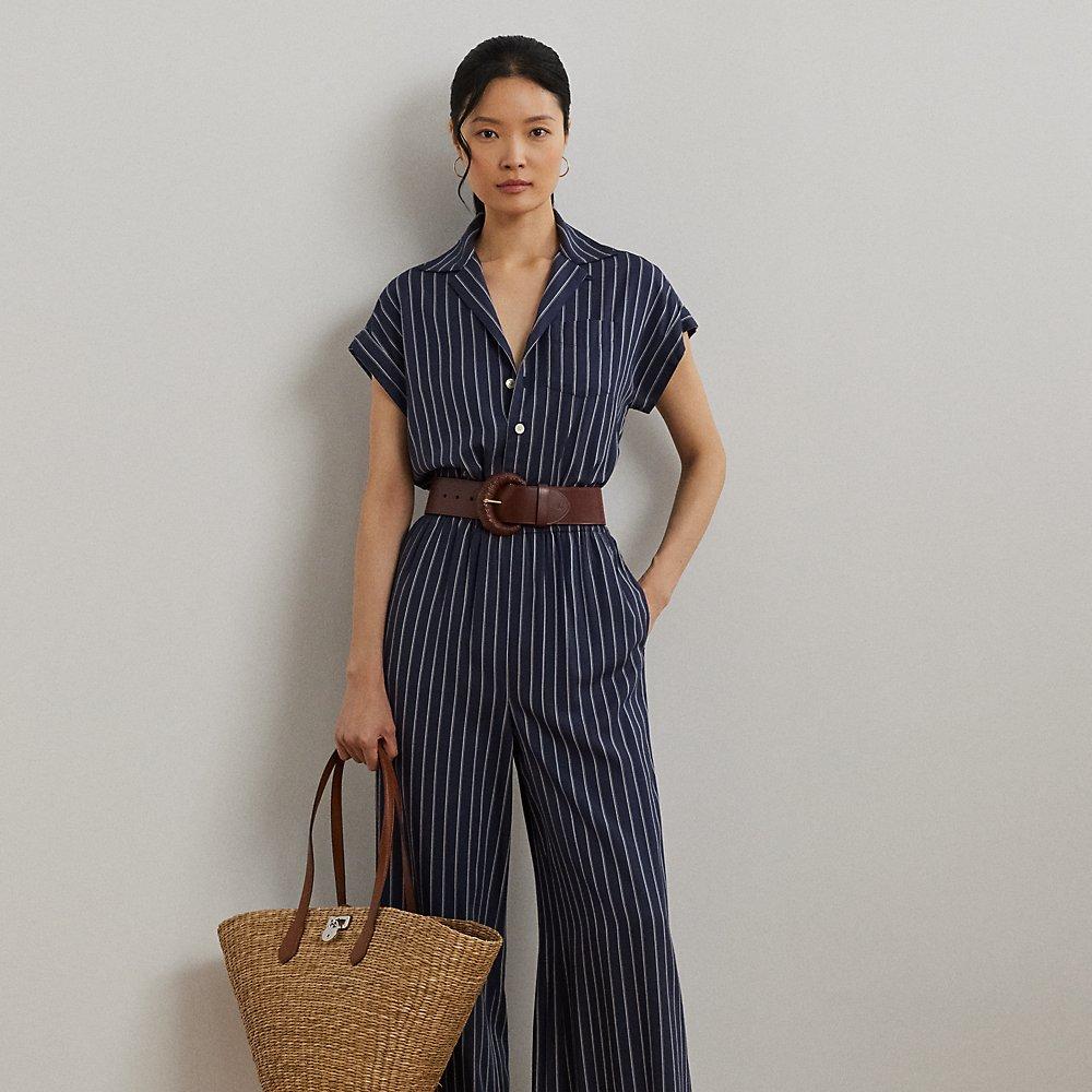 Ralph Lauren JUMPSUITS ストライプ NAVY Ralph Lauren Jumpsuits and rompers for Women | Online Sale