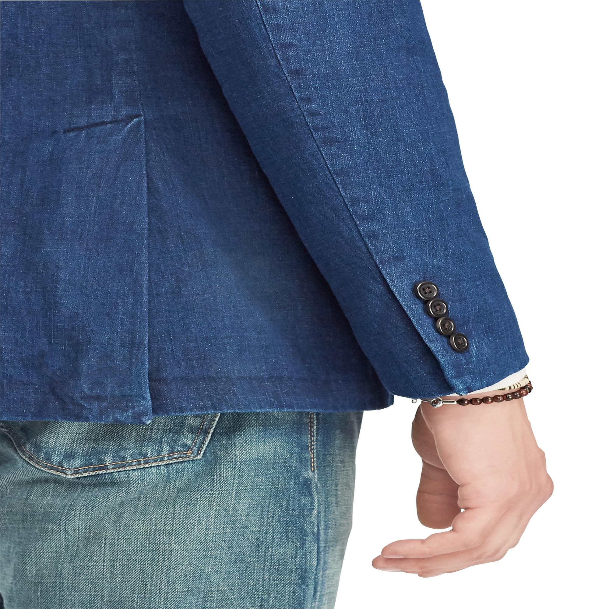 jeans polo and sport coat