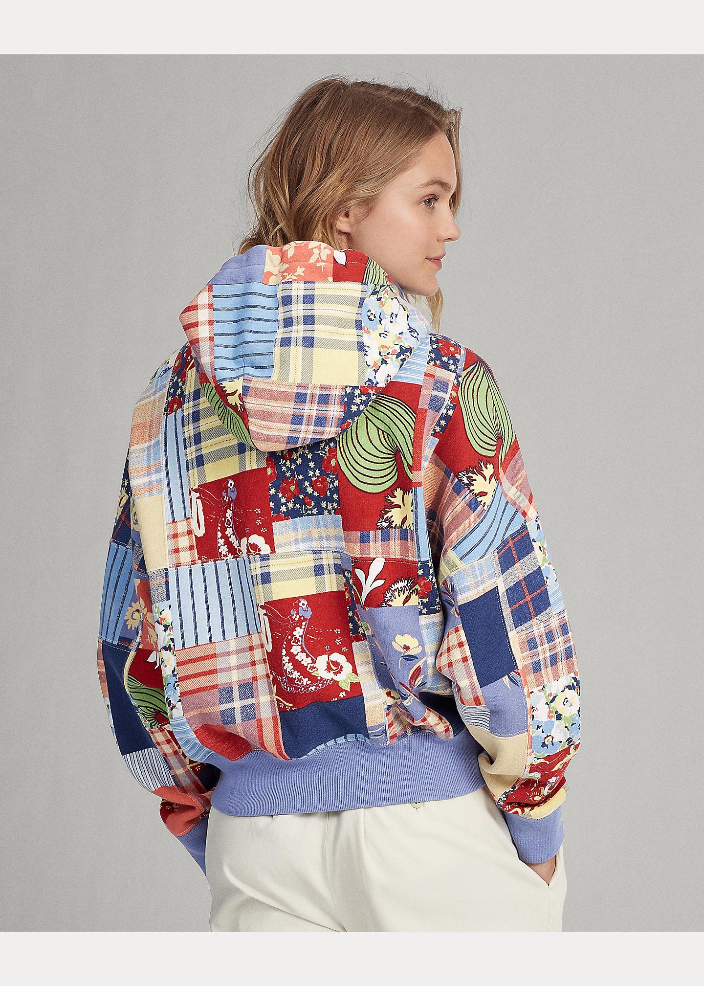 ralph lauren patchwork hoodie