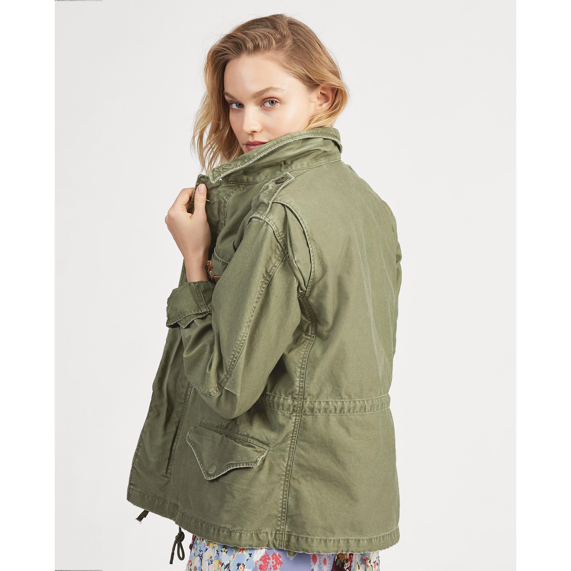 Military Jacket Polo Ralph Lauren Womens Coat Field Jacket Ralph