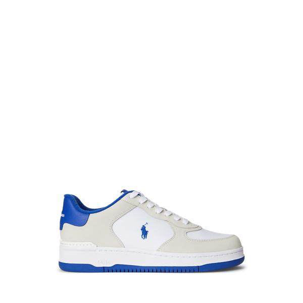 Polo Ralph Lauren Masters Court Nubuck-Paneled Sneaker in  display picture 3