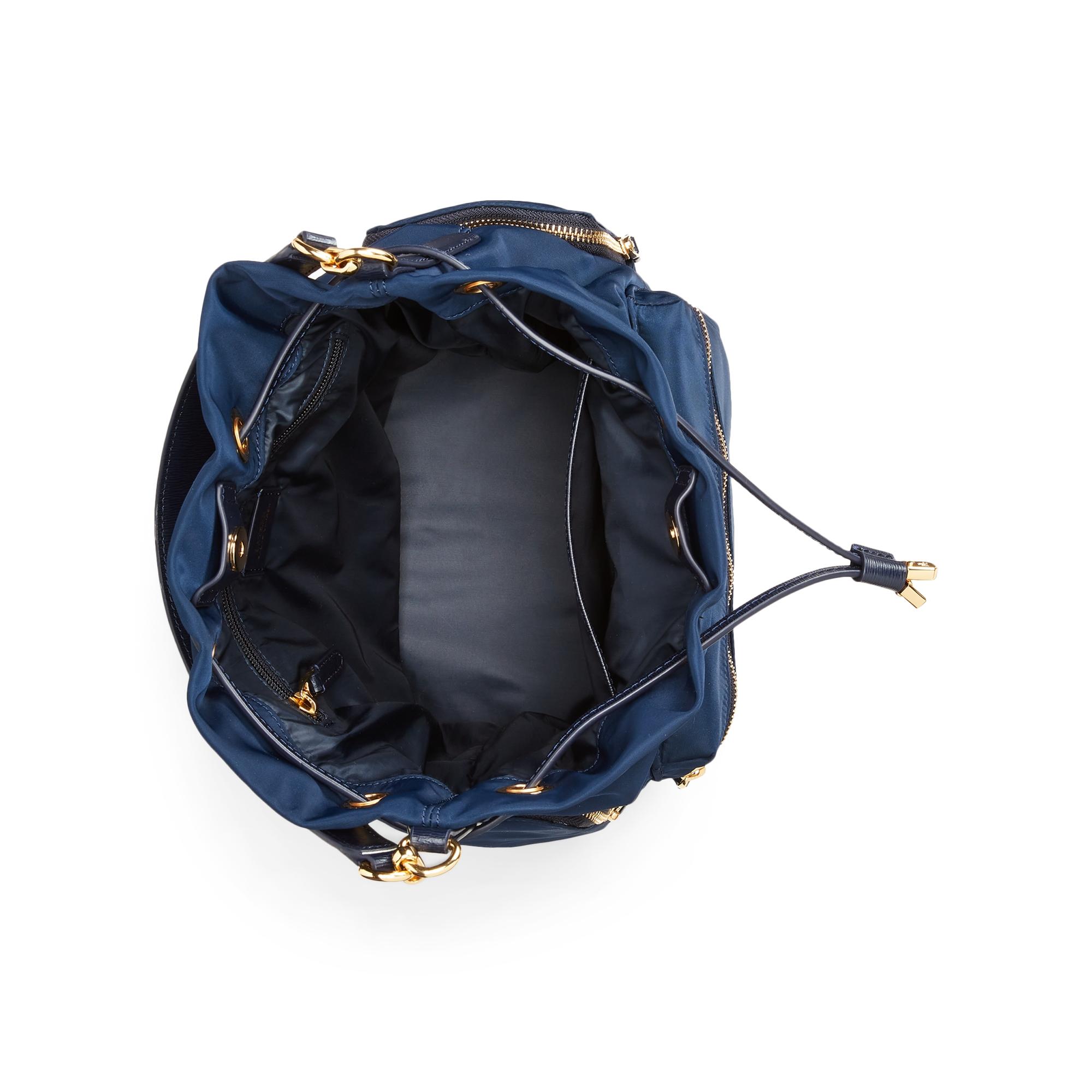 Ralph Lauren Nylon Debby Drawstring Bag in Blue | Lyst