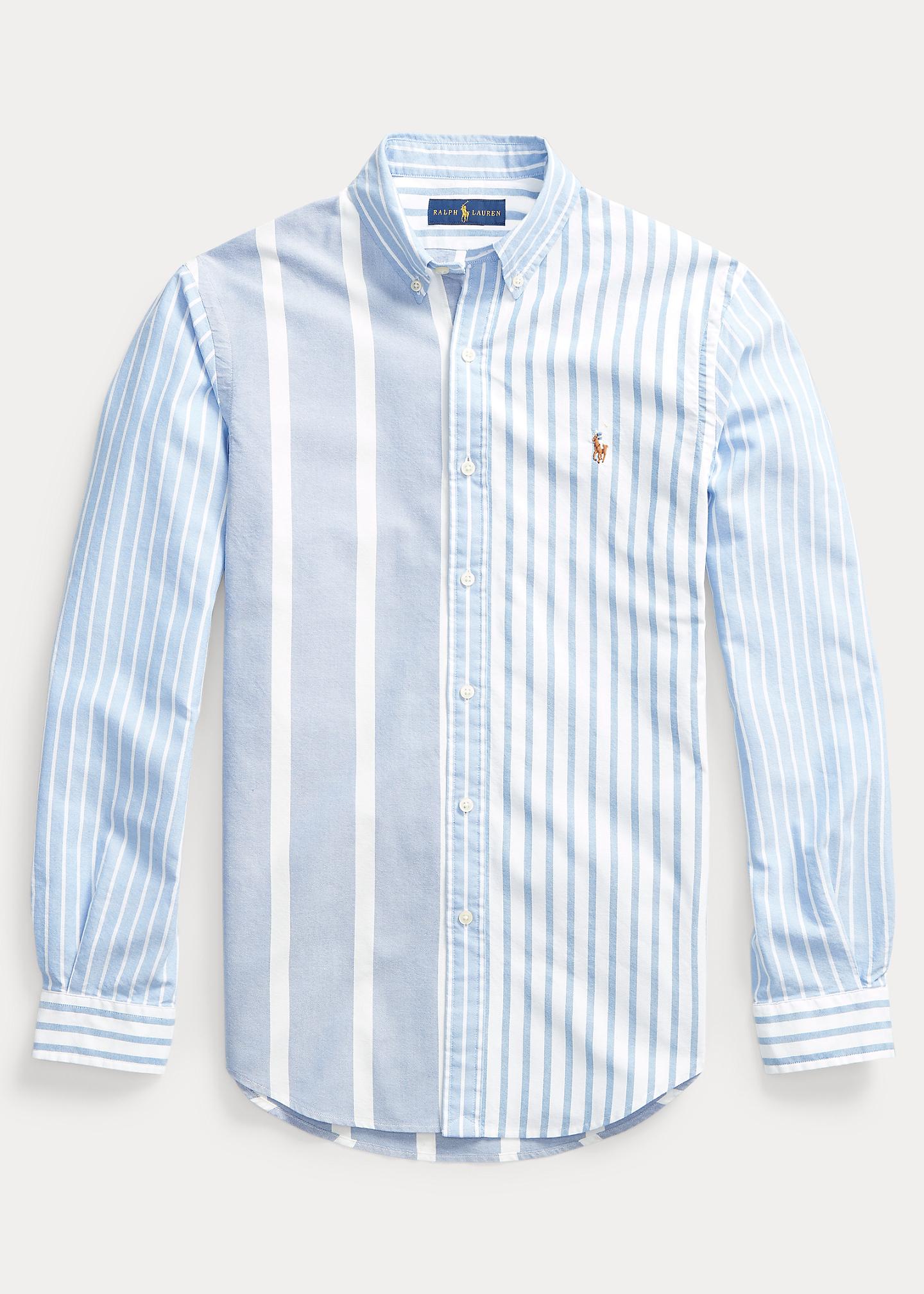 Camisa Oxford Fun De Rayas Slim Fit Polo Ralph Lauren de hombre de color  Azul | Lyst