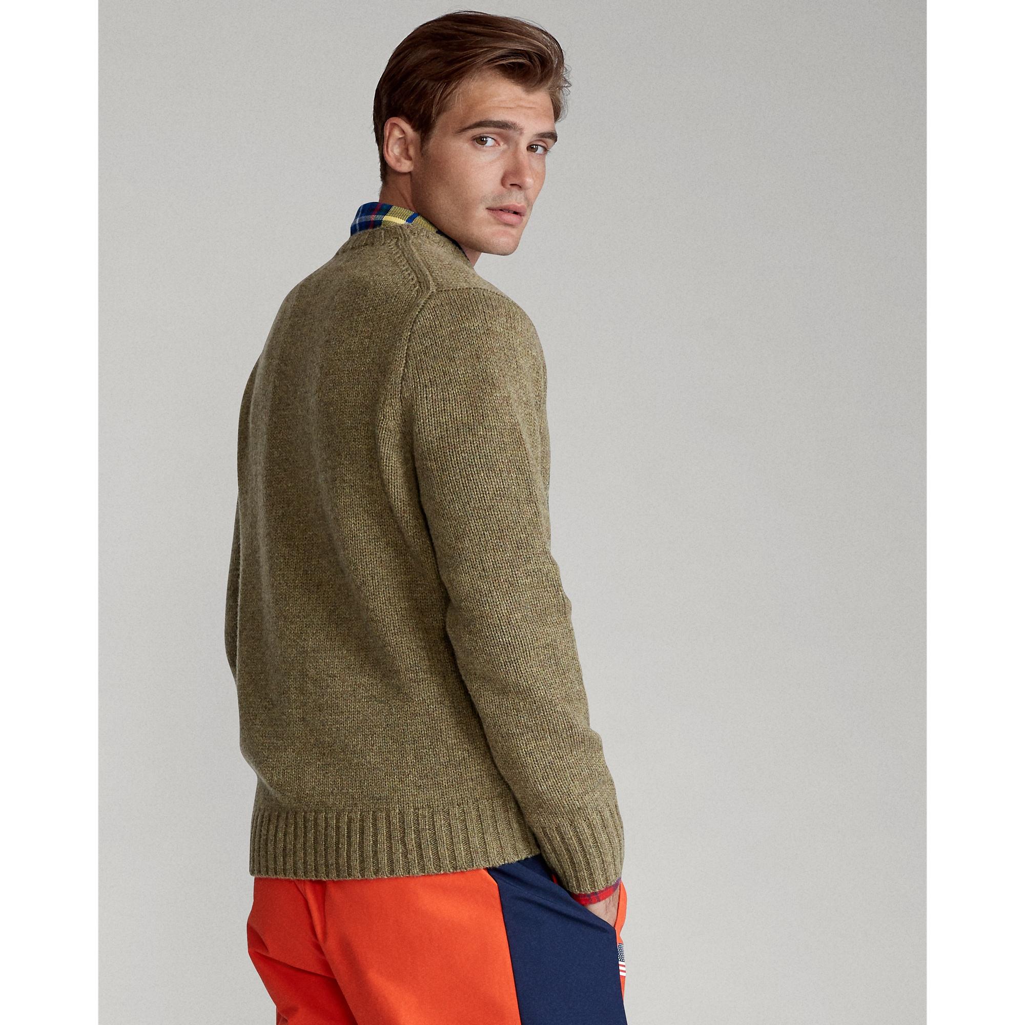 polo sportsman wool sweater