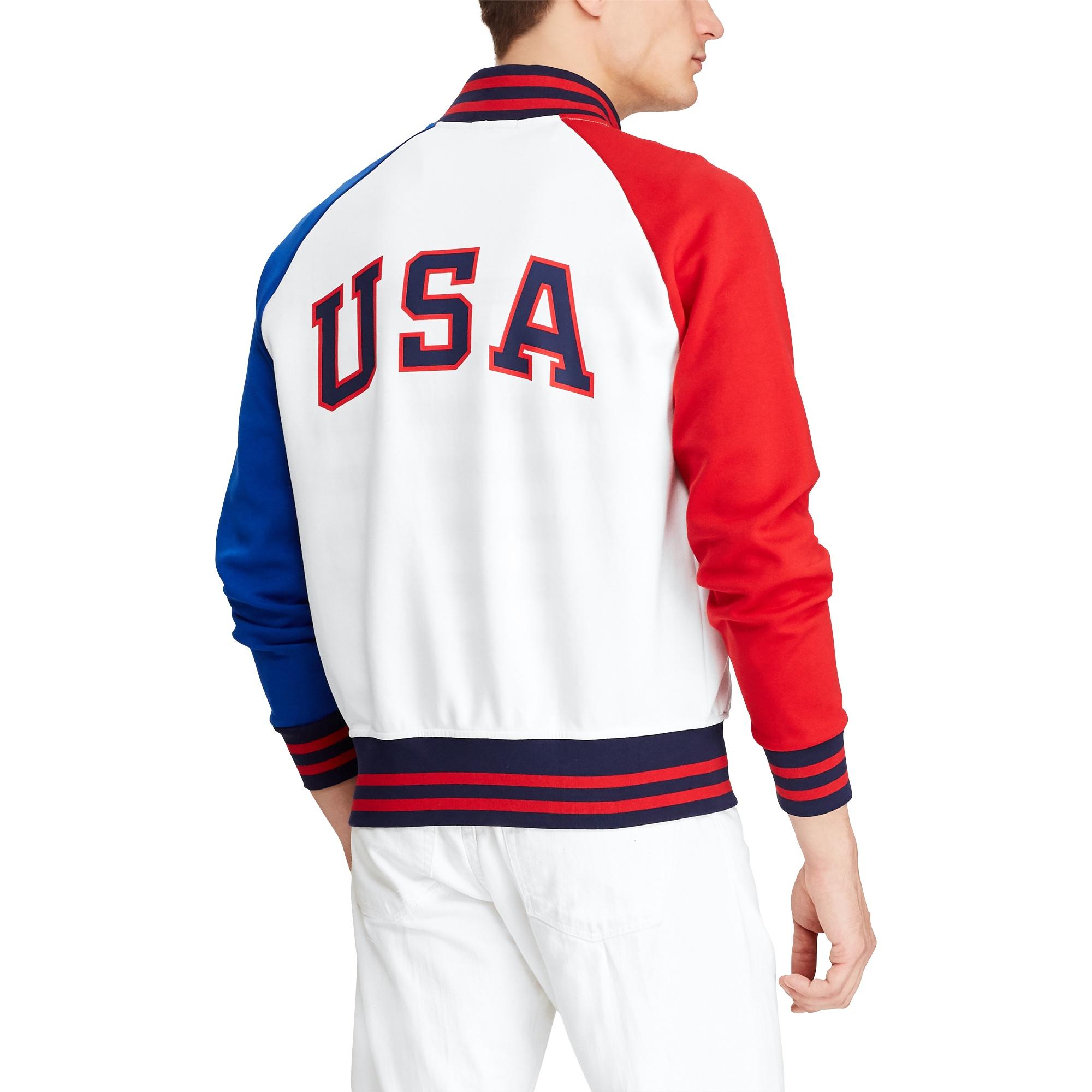 Polo Ralph Lauren Polo Shield Baseball Jacket for Men | Lyst