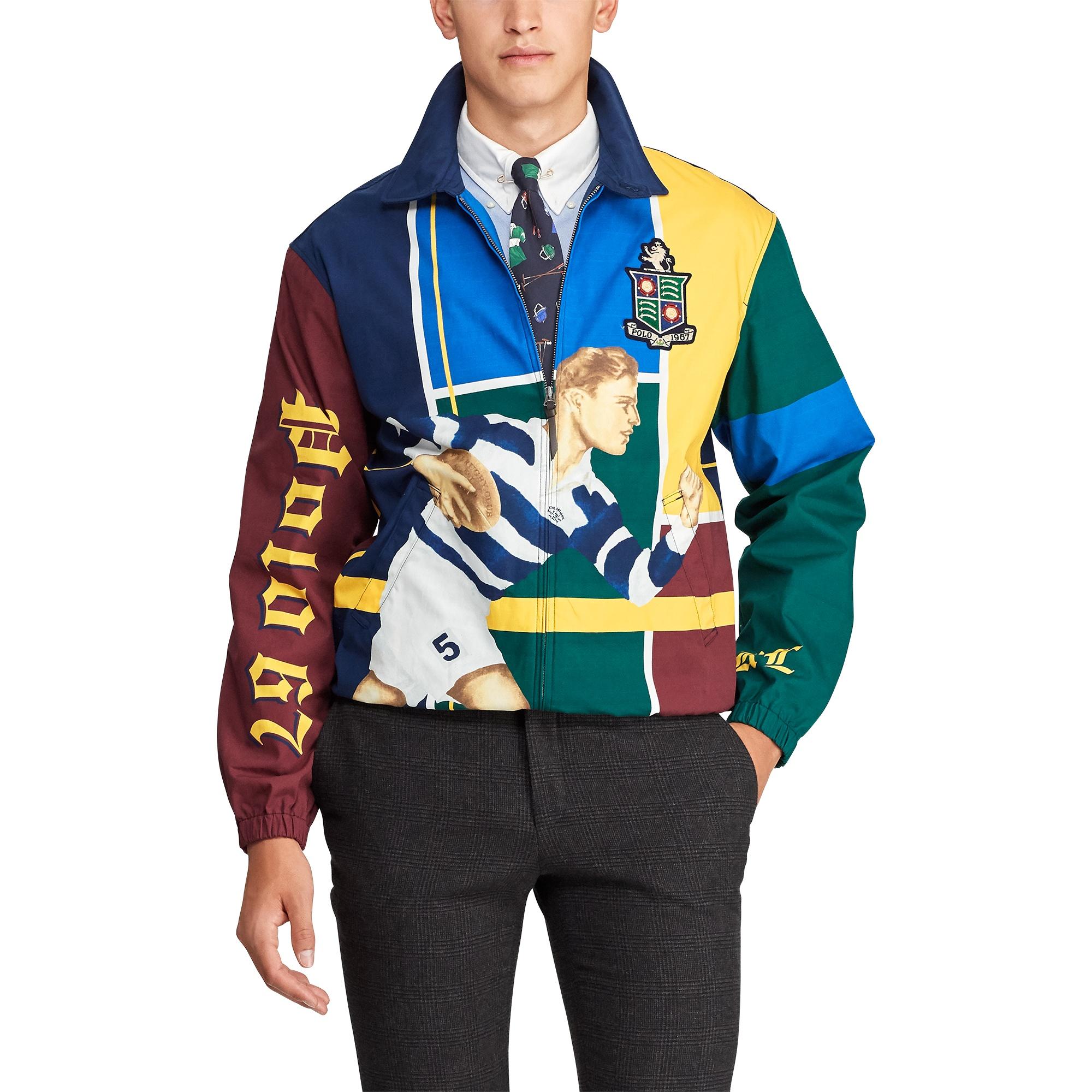 ralph lauren bayport graphic windbreaker