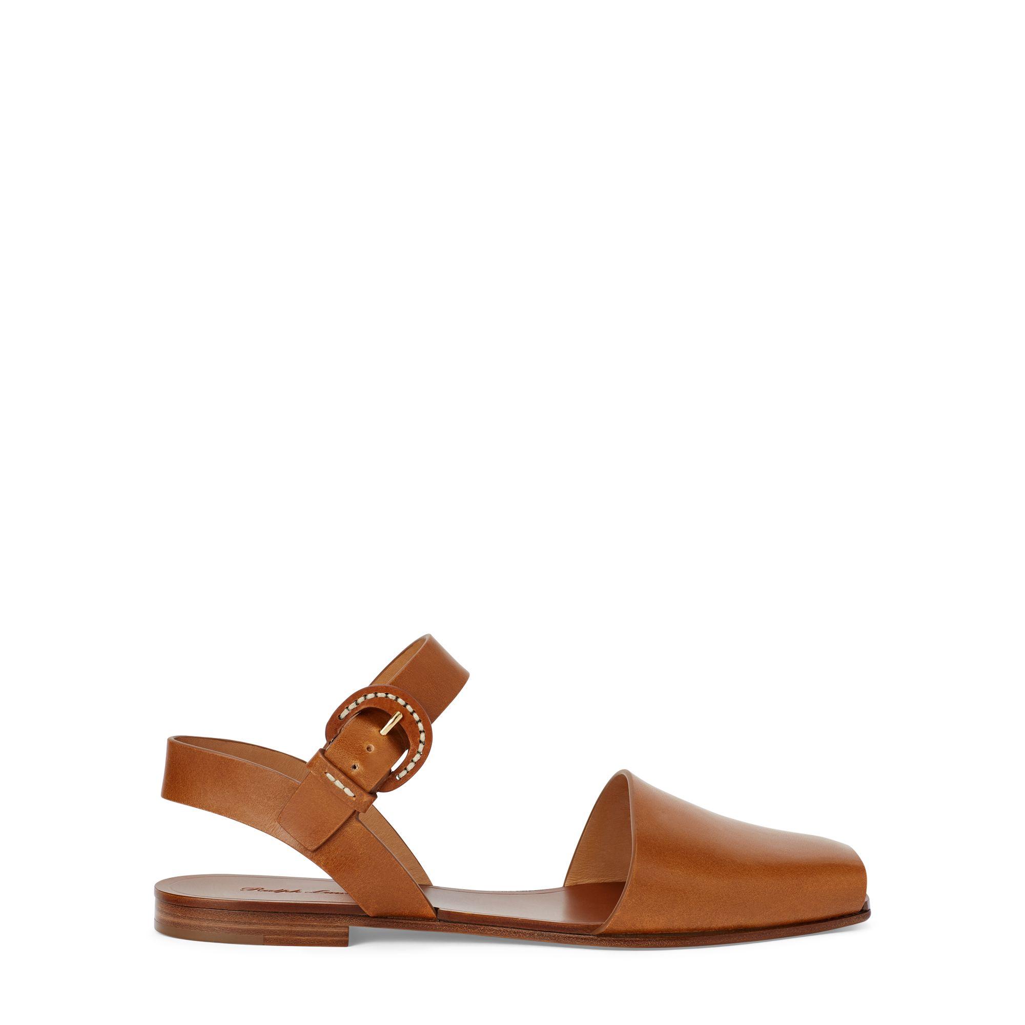Ralph lauren emery leather sandal Clearance