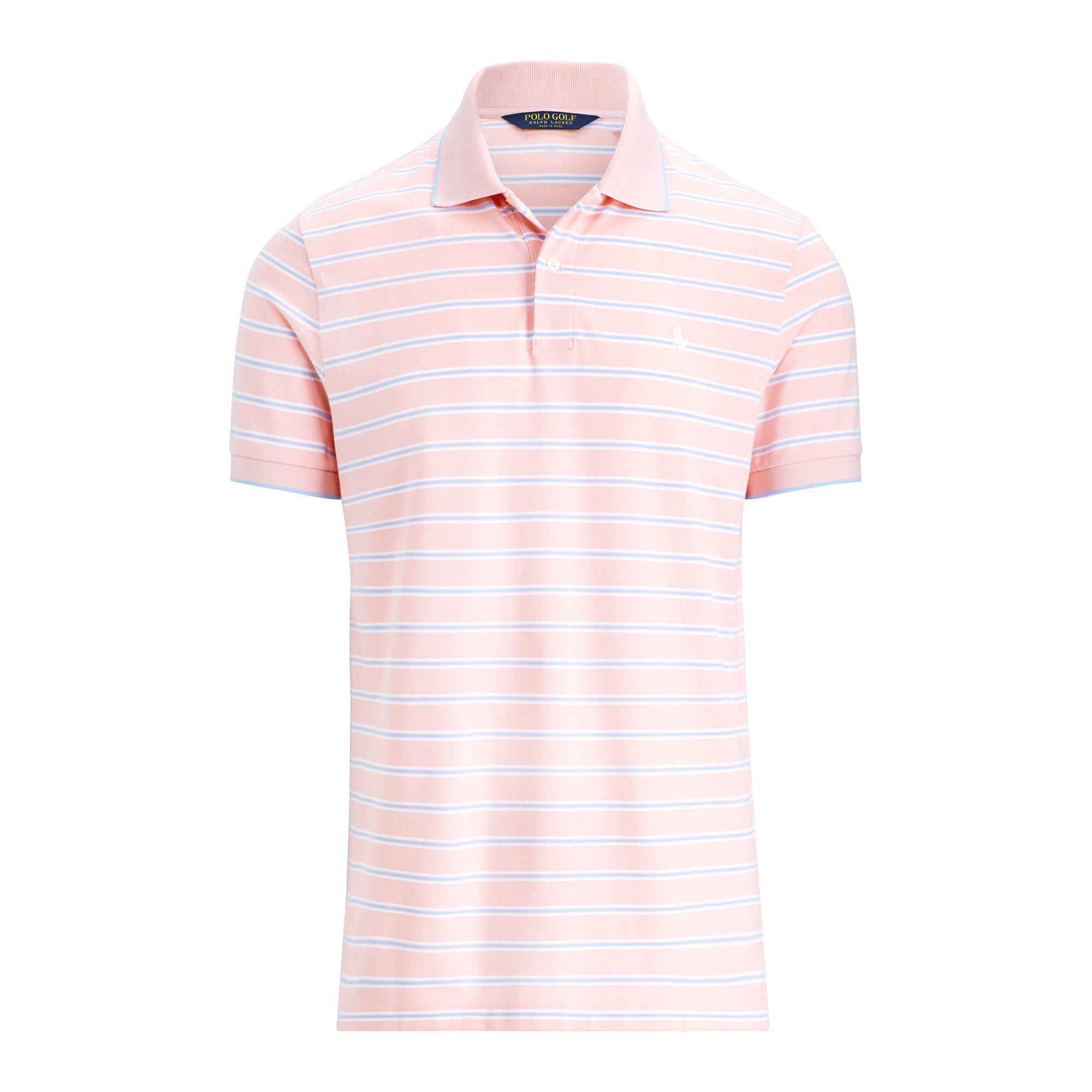 custom slim performance polo