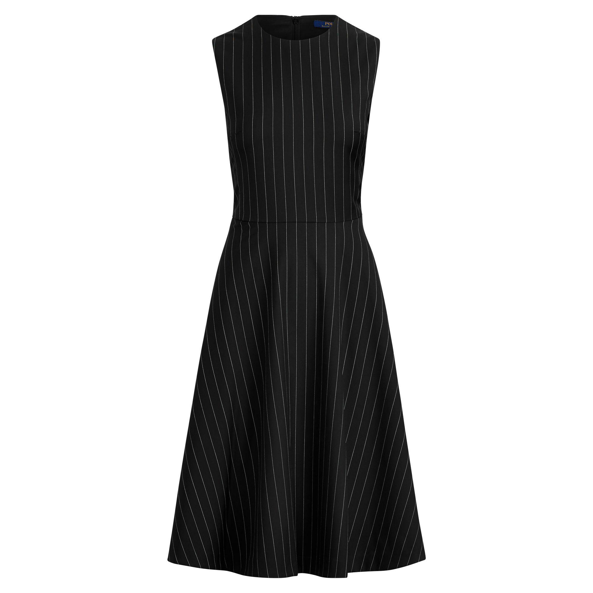 ralph lauren pinstripe dress