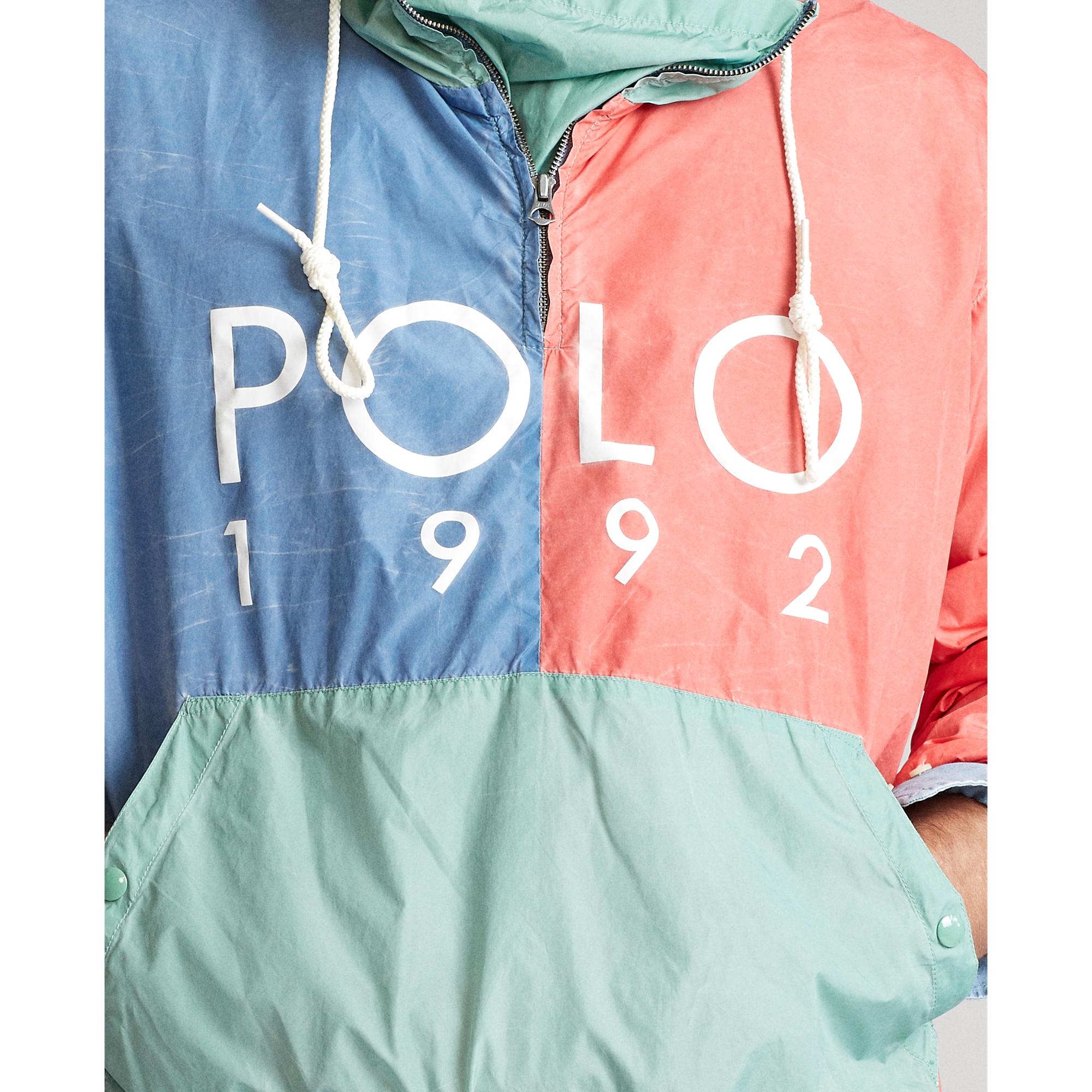 Ralph Lauren Polo 1992 Hooded Windbreaker in Blue for Men Lyst