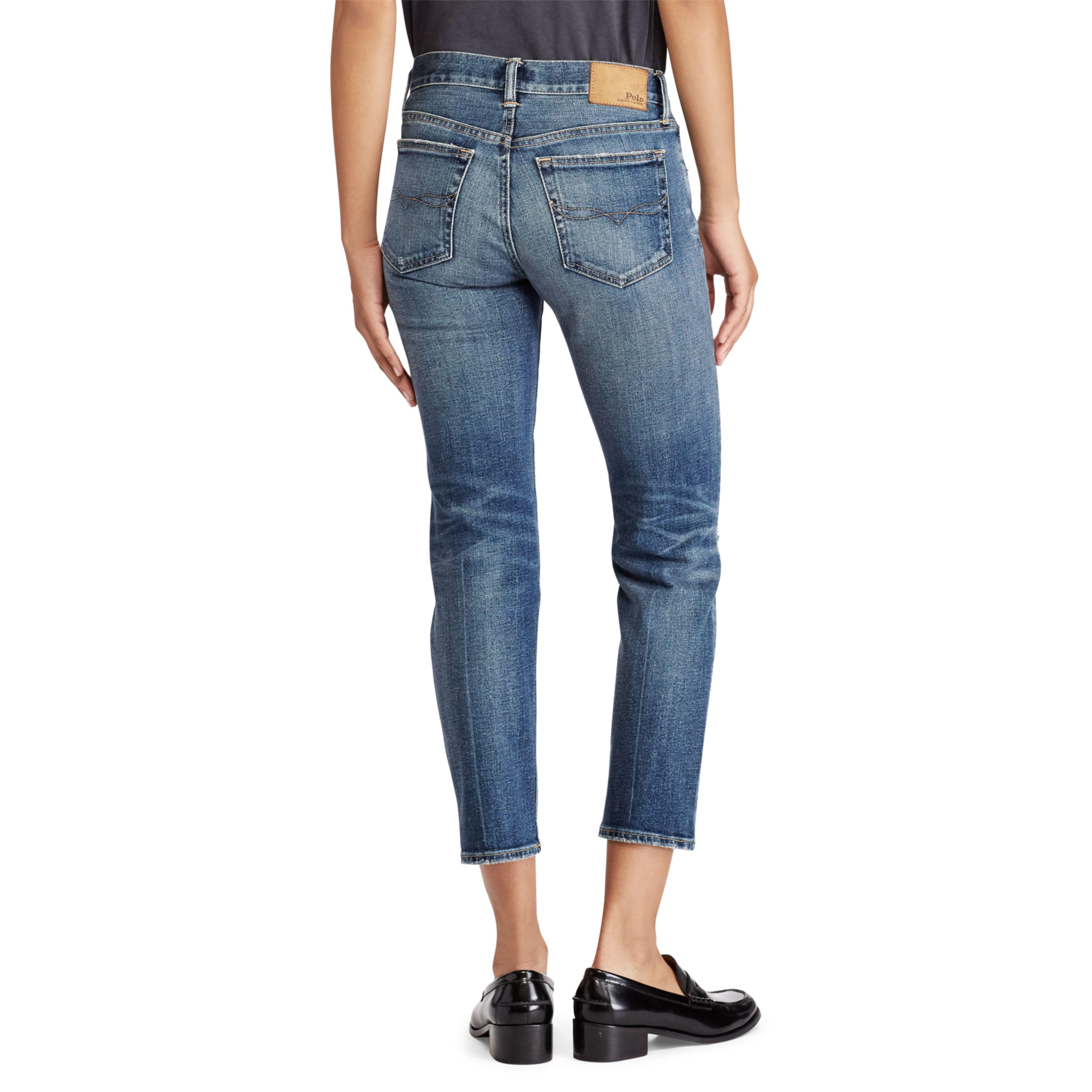 polo ralph lauren waverly straight crop jean