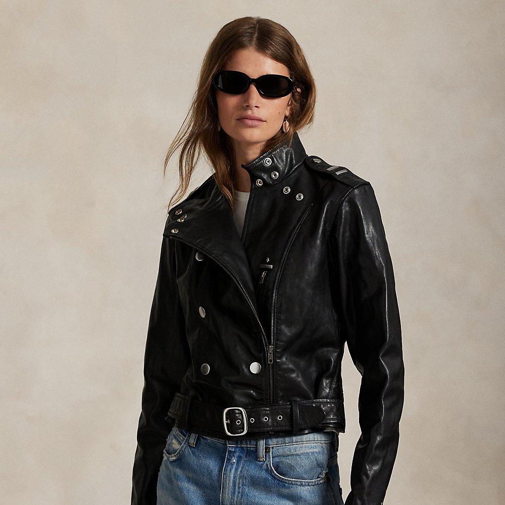 Ralph Lauren Leather jackets for Women | Online Sale up to