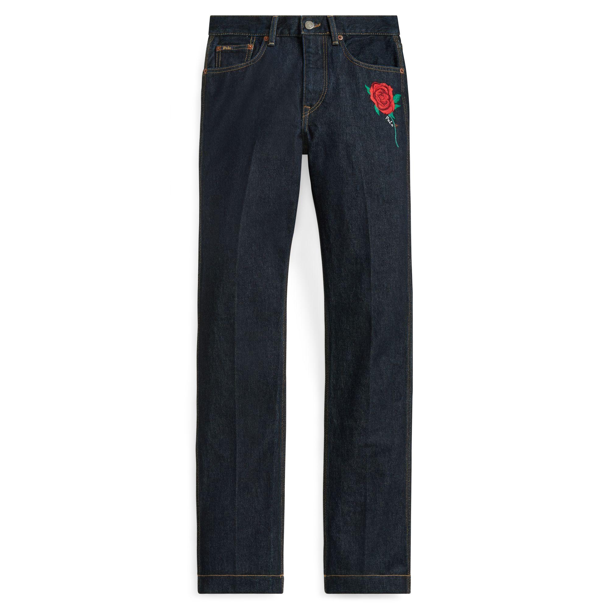 Polo Ralph Lauren Denim Reede High-rise Straight Jean in Dark 