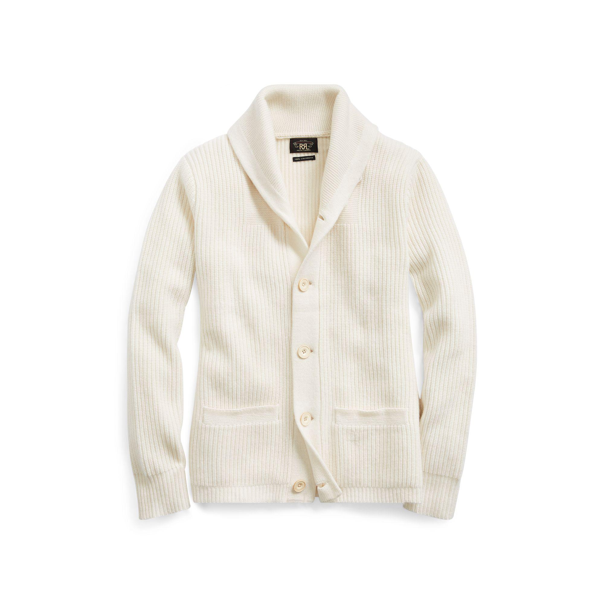 rrl shawl collar cardigan