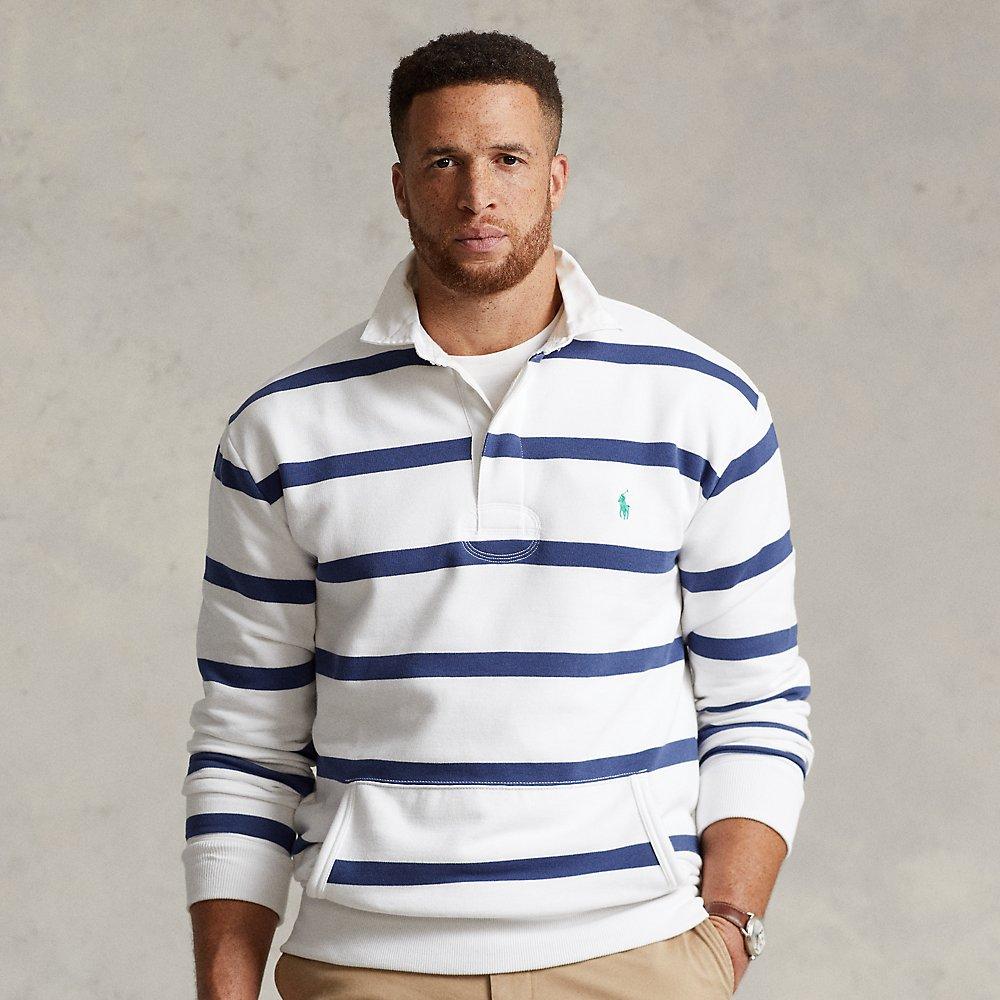 Polo Ralph Lauren The Rl Fleece Striped Rugby Sweatshirt for Men | Lyst