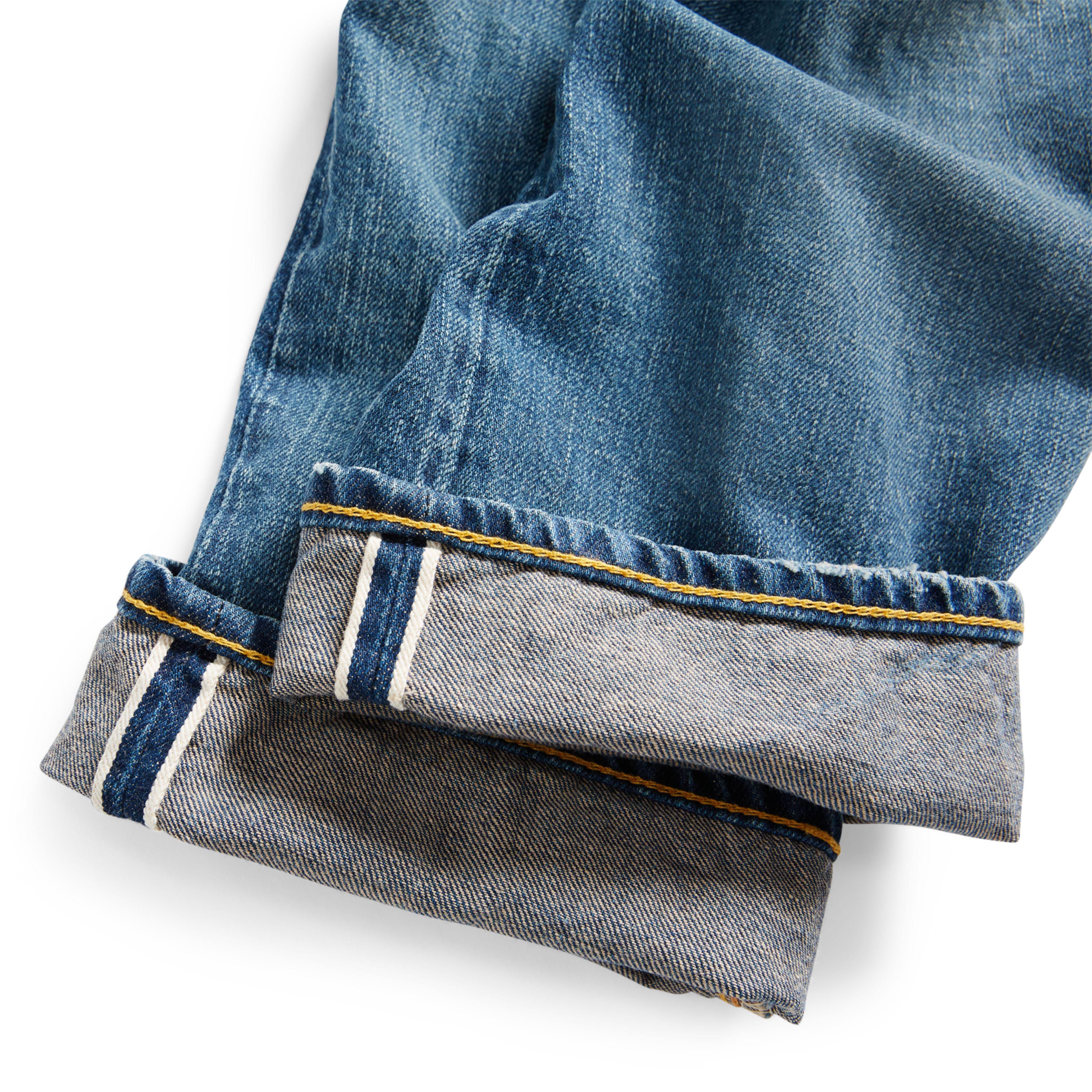 Lyst - Rrl Low Straight Selvedge Jean in Blue for Men