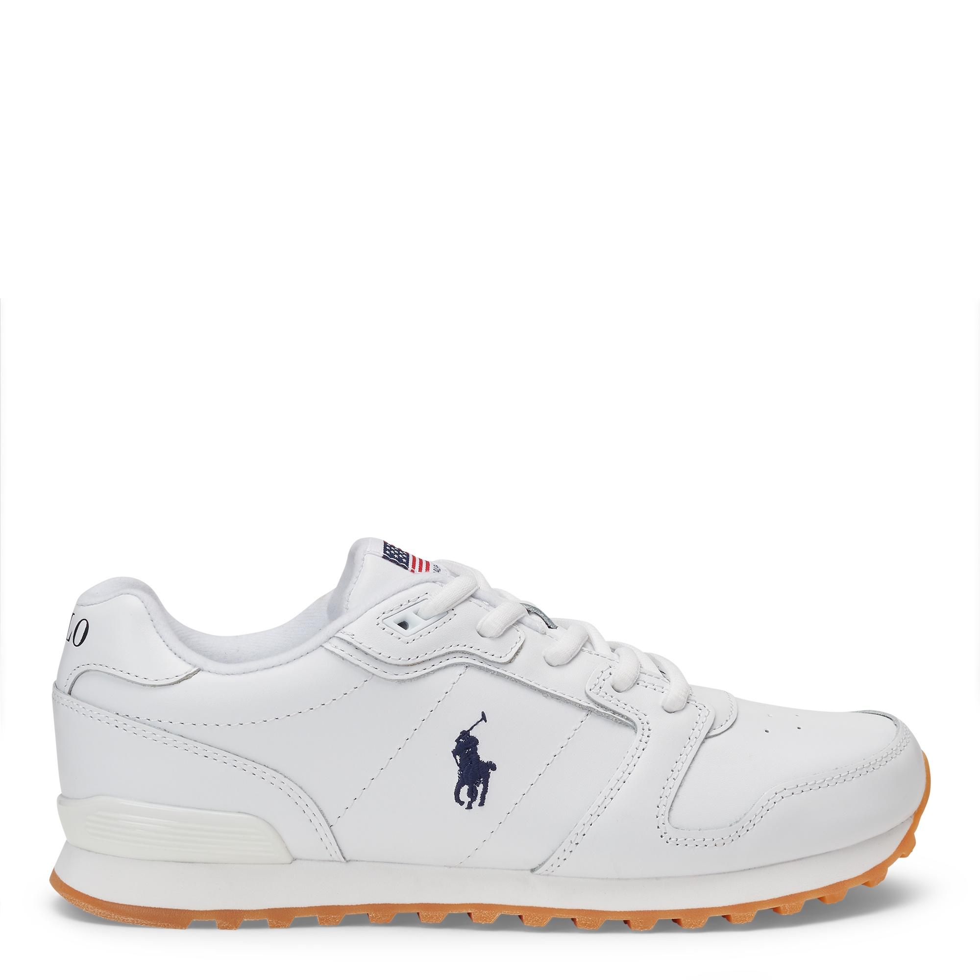 ralph lauren white trainers womens
