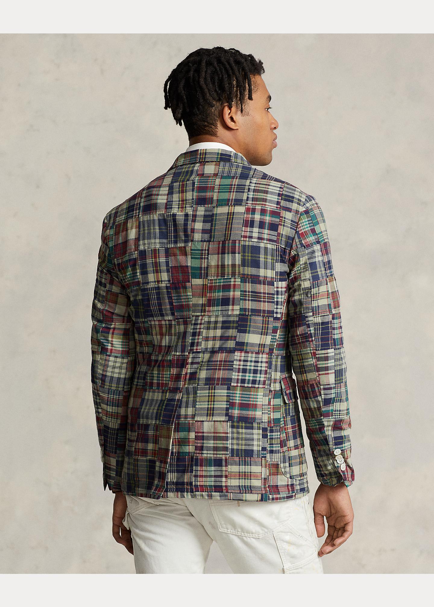 Polo ralph lauren madras blazer new arrivals