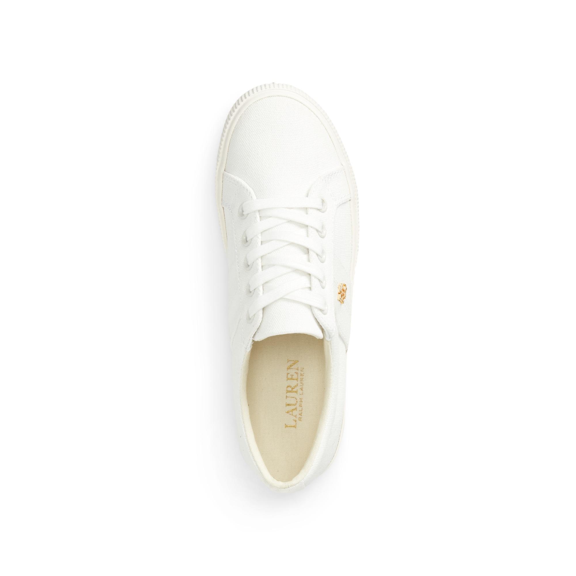ralph lauren women's canvas sneakers