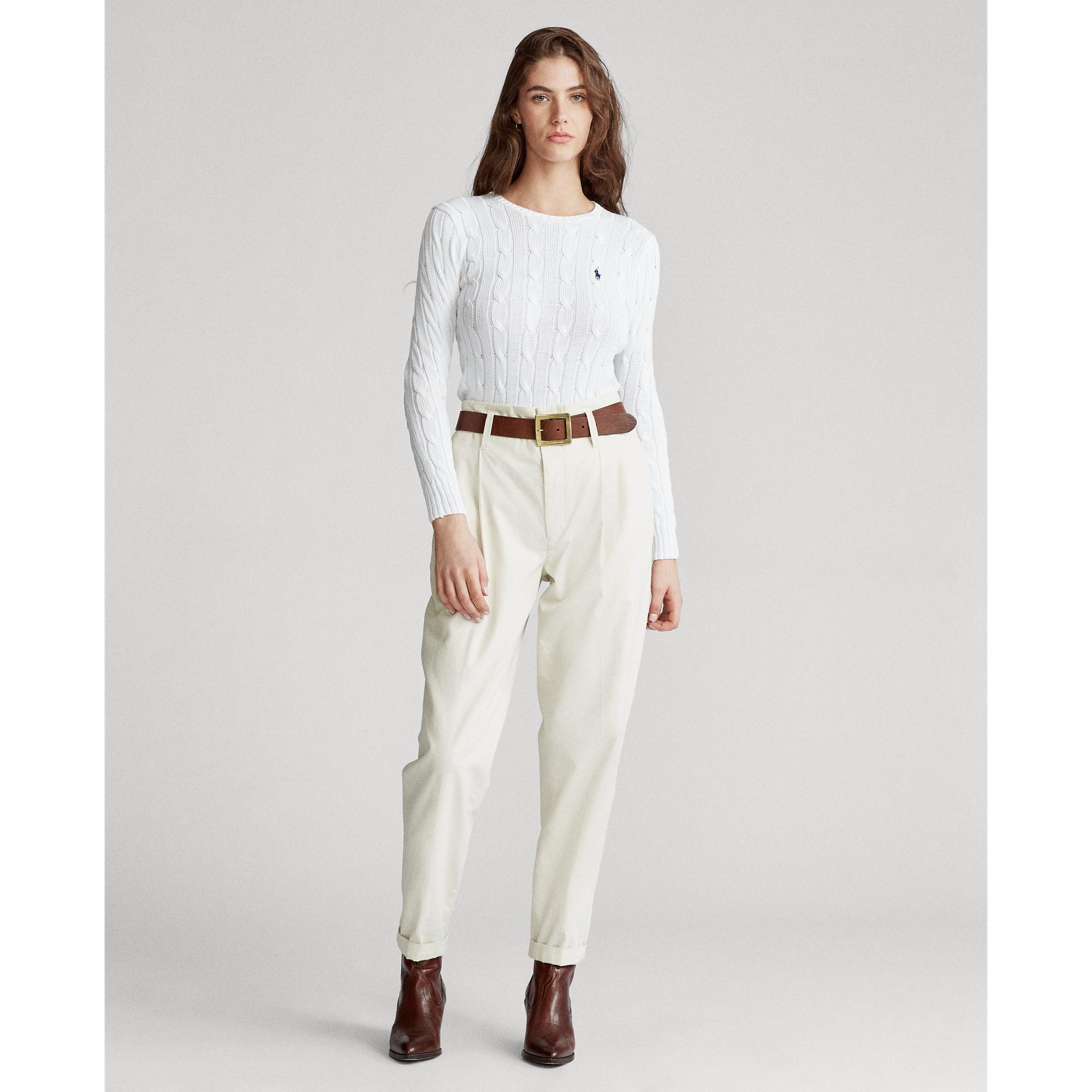 ralph lauren white jumper