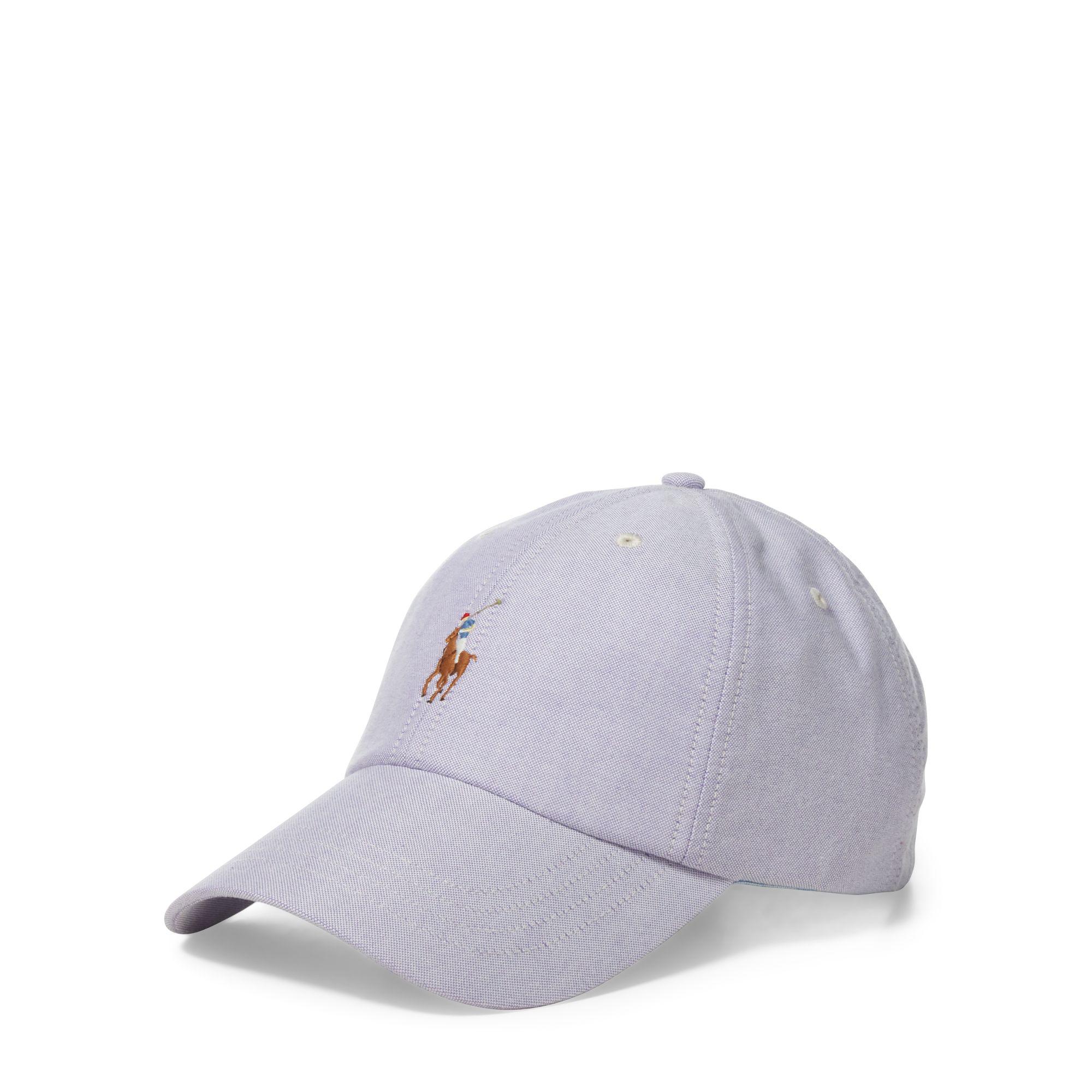 purple ralph lauren hat