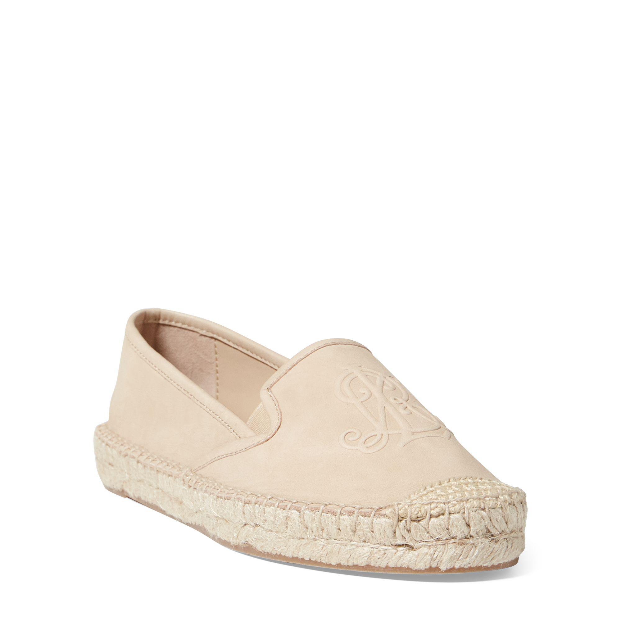 ralph lauren leather espadrilles
