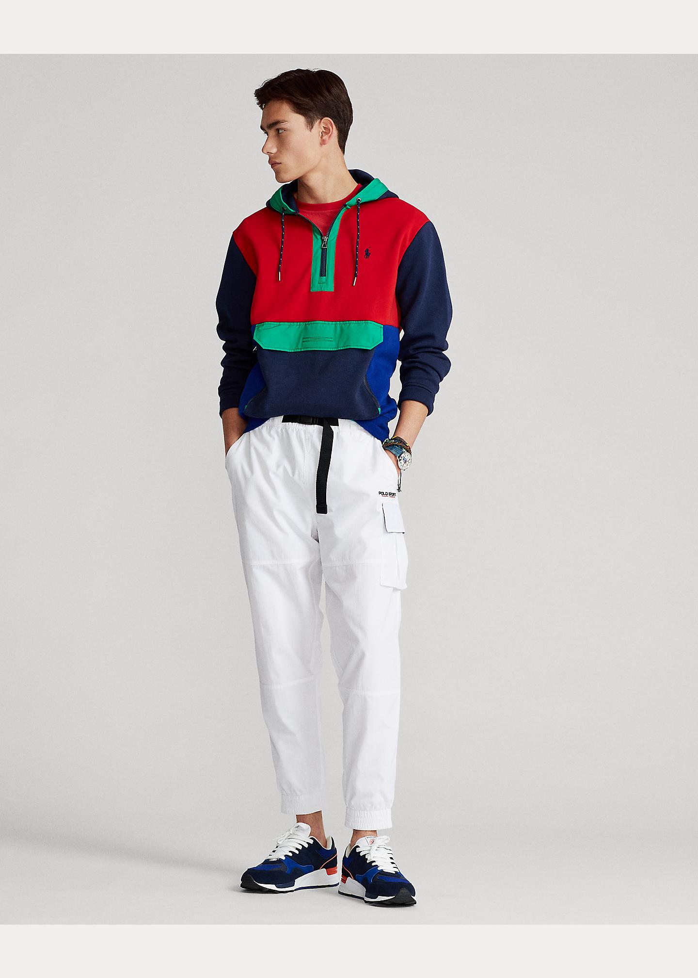 Sudadera de piqué de punto doble Polo Ralph Lauren de Algodón de color Rojo  para hombre | Lyst
