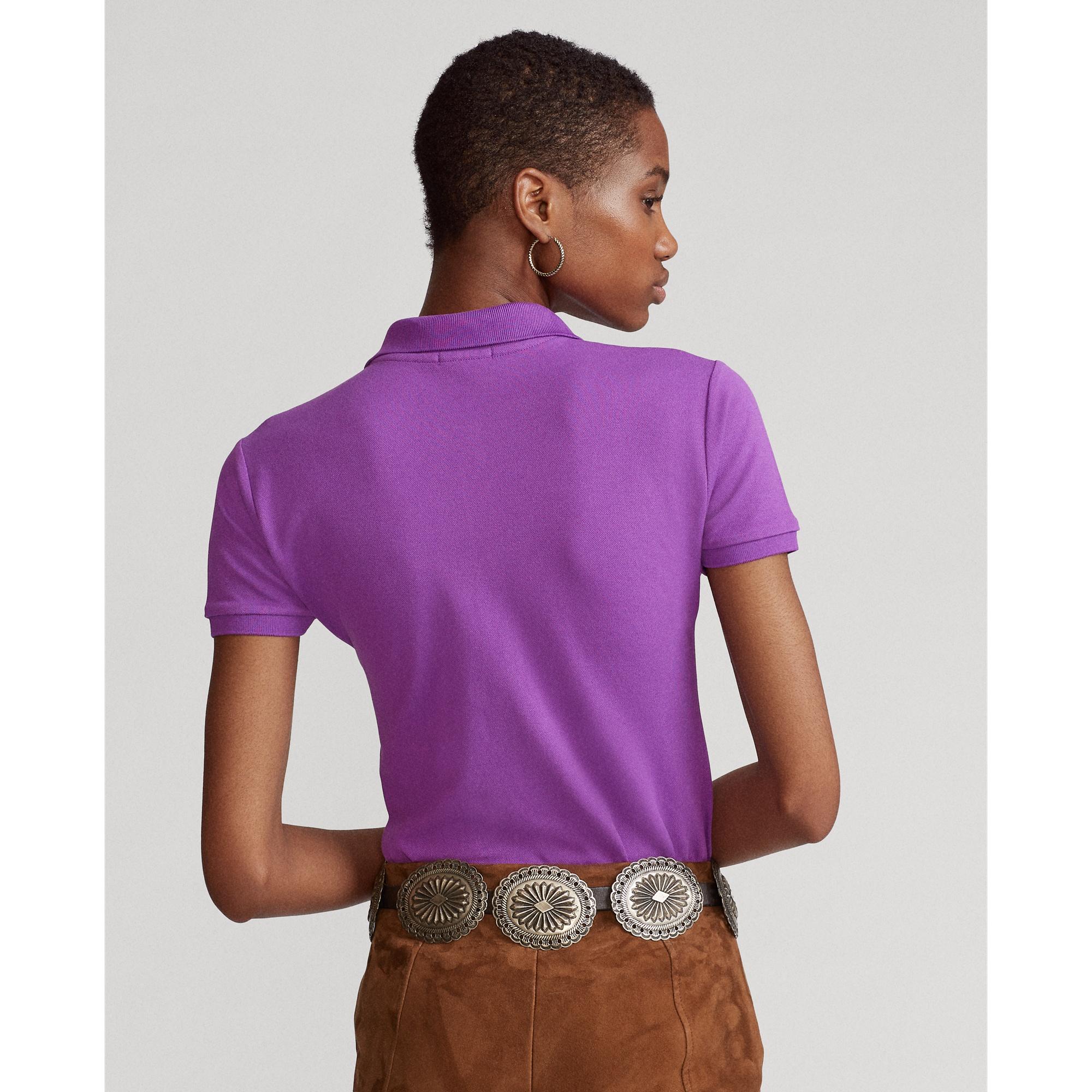 women's purple ralph lauren polo shirt