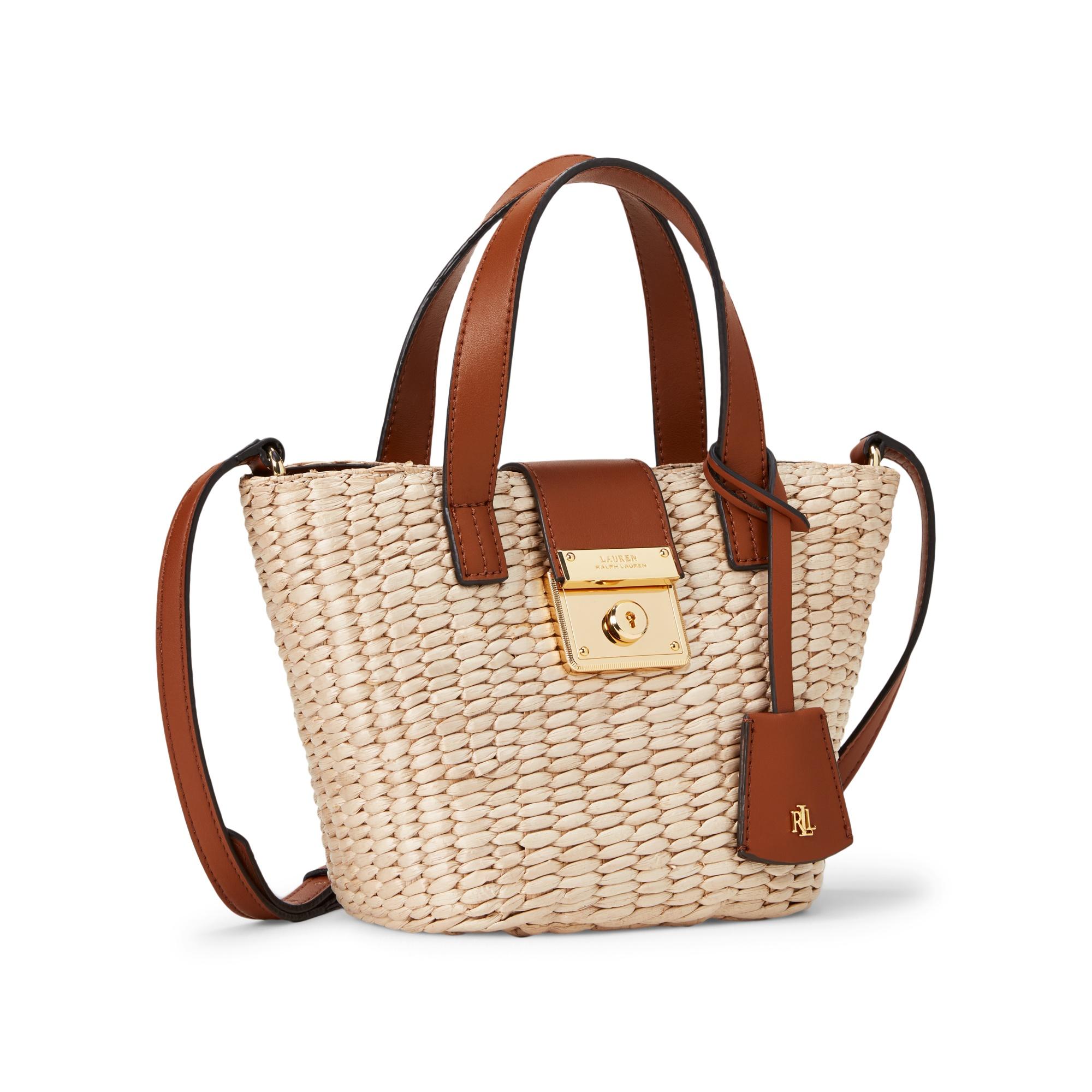 Sale POLO RALPH LAUREN Straw Whitney Shopping Bag Natural/Lauren Tan - -20%  Off Elsa Boutique