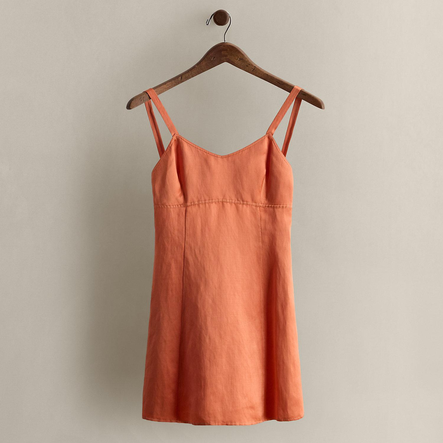 strapless open back dress New Arrival Burnt Orange Satin Simple Elegant Formal Bridesmaid Dresse   bridalsew