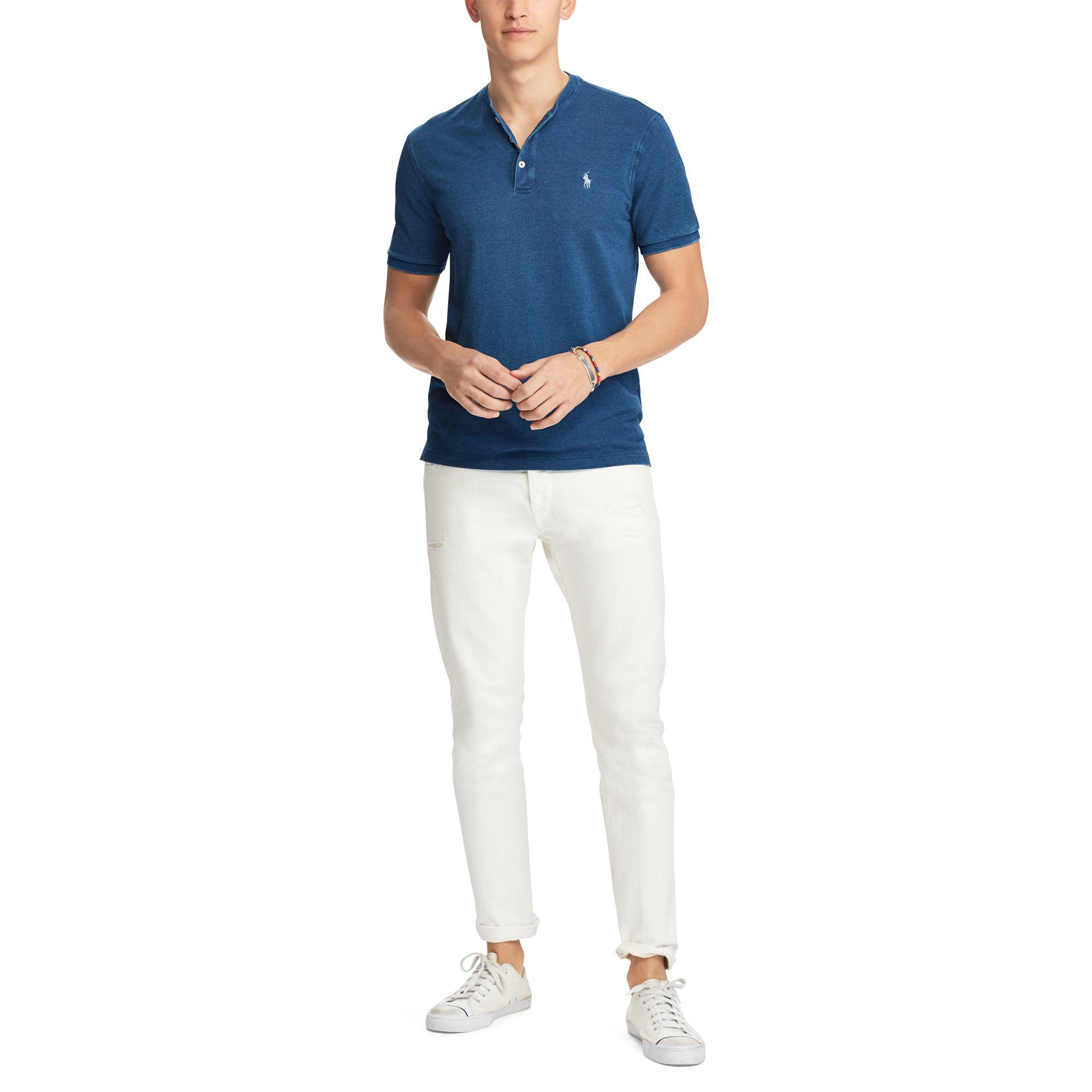 featherweight mesh henley