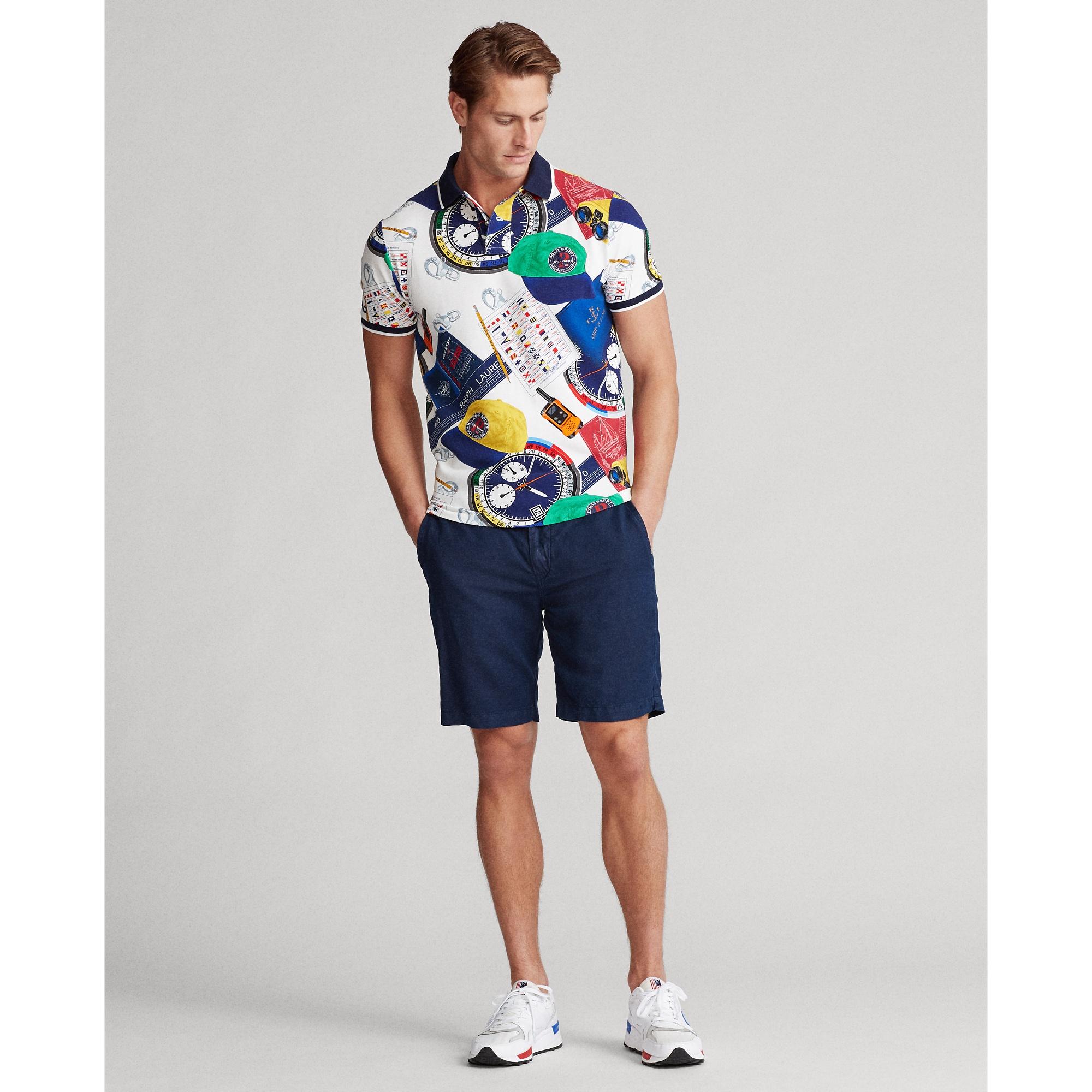 the nautical racing polo shirt