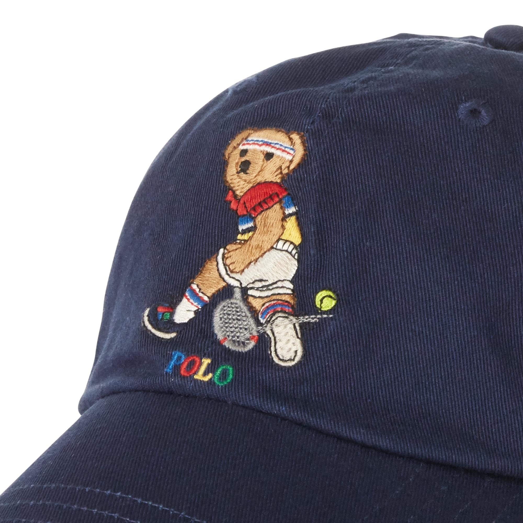 Polo Ralph Lauren Cotton Us Open Polo Bear Chino Cap in French Navy (Blue)  for Men | Lyst