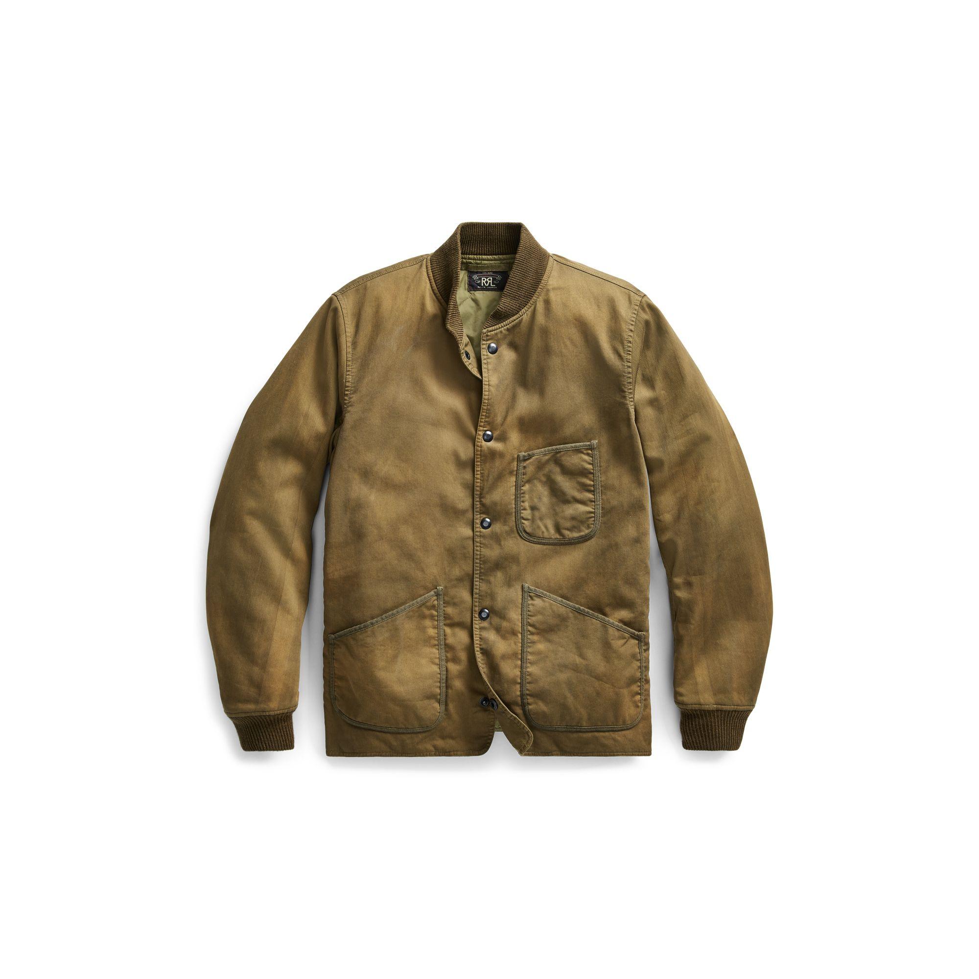 RRL Jungle Cloth Jacket in Green for Men | Lyst