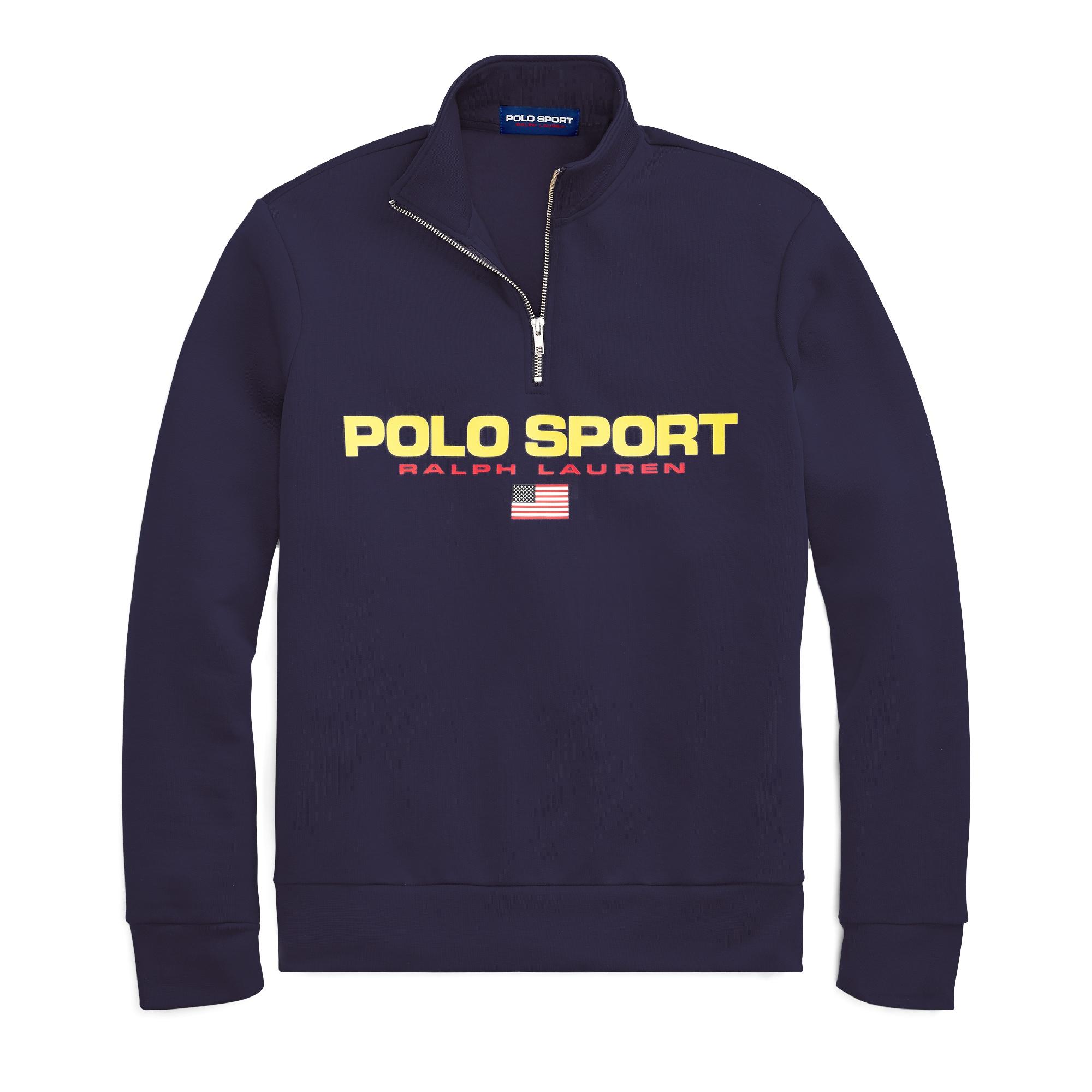 Polo Ralph Lauren Polo Sport Fleece Sweatshirt in Blue for Men - Lyst