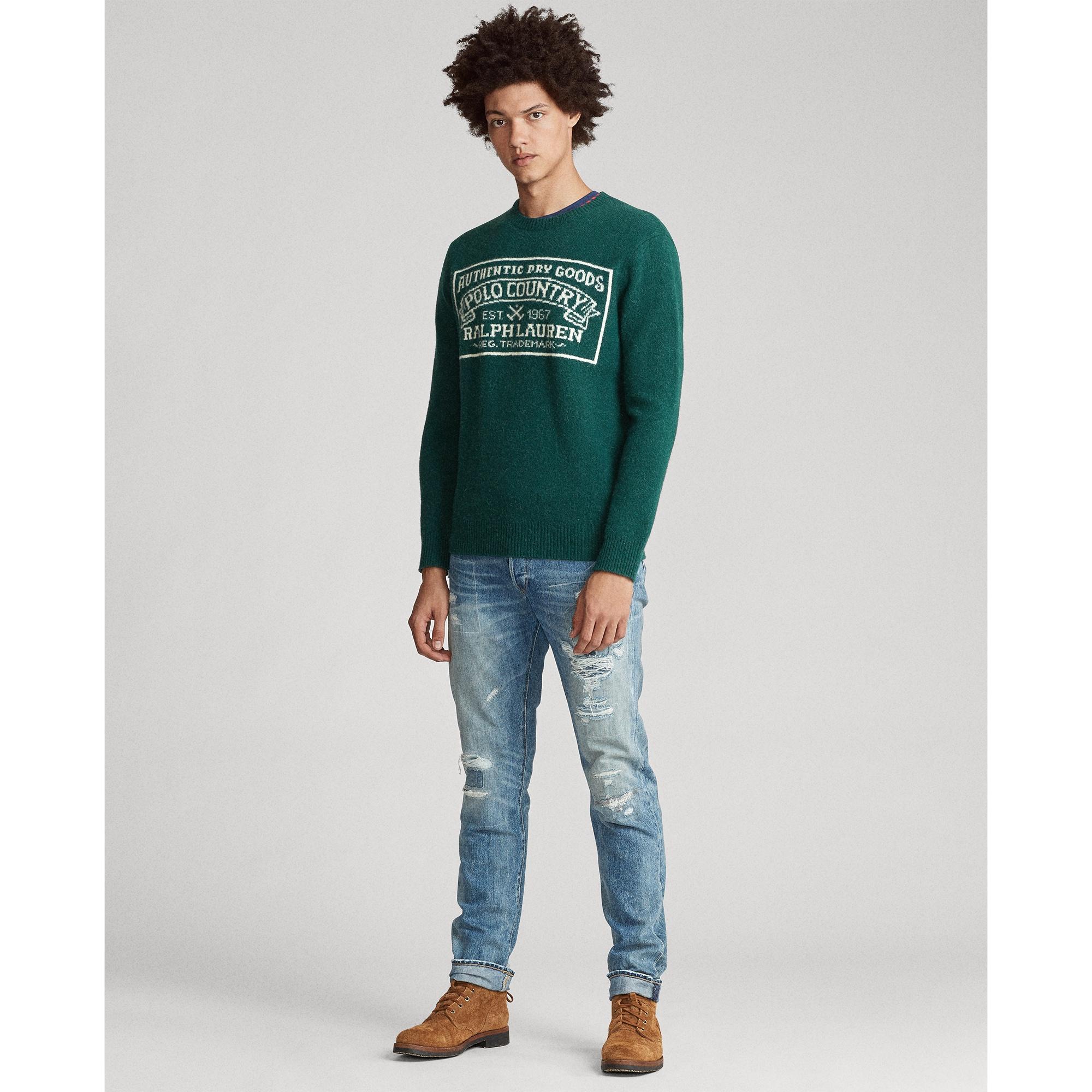 polo country wool sweater