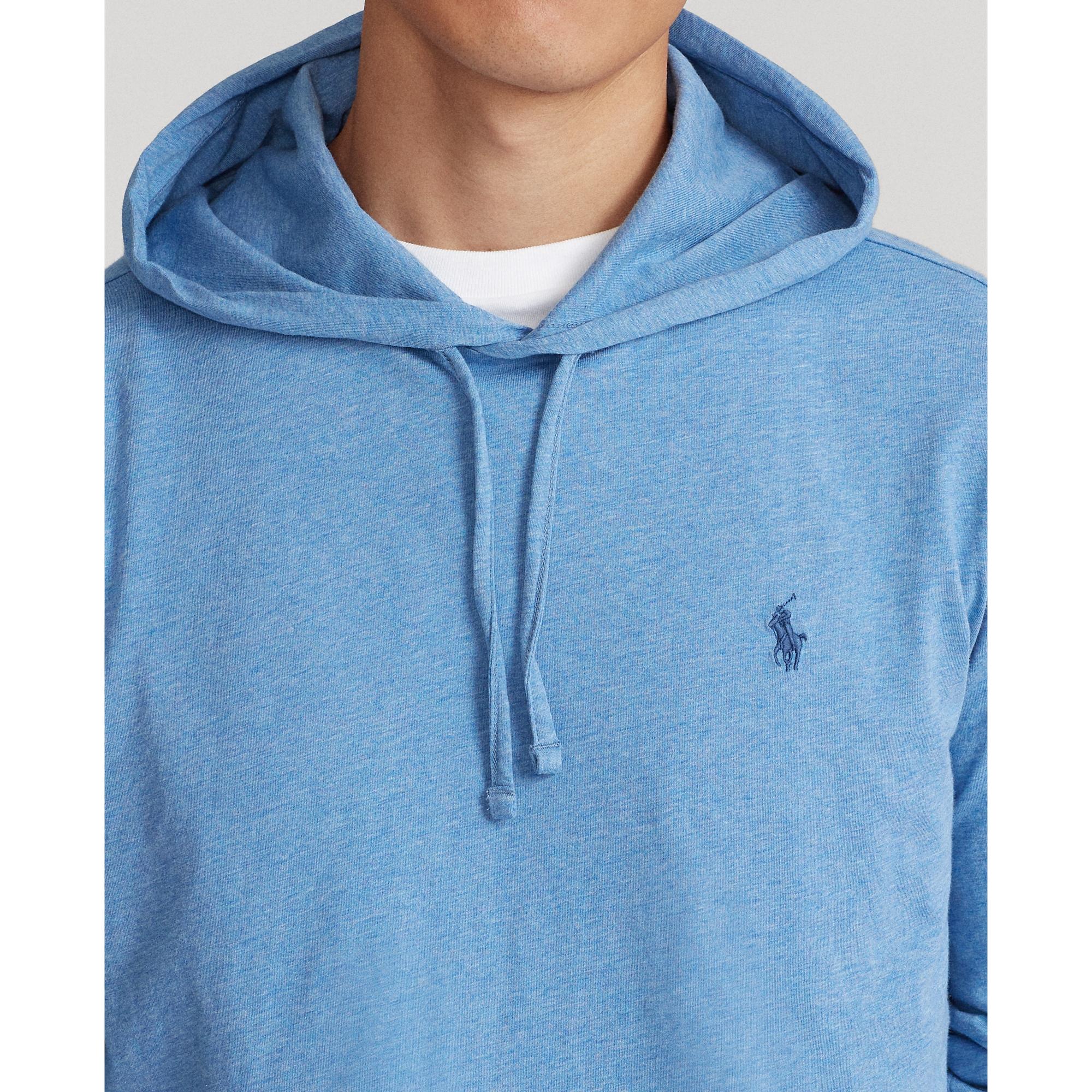 Ralph Lauren Jersey Hooded T-shirt in Blue for Men - Save 15% - Lyst