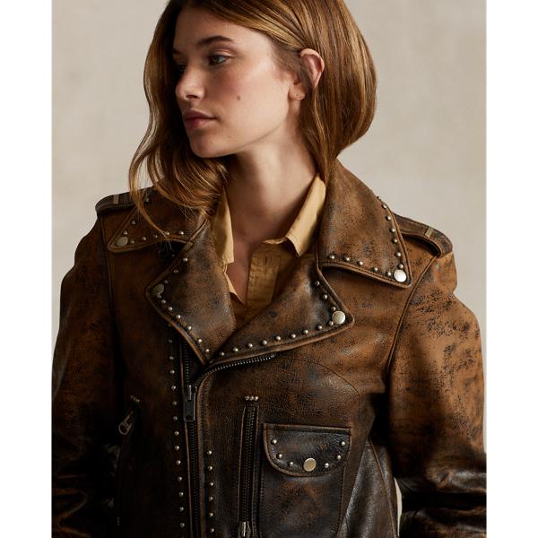 2408 ralph lauren leather jacket hotsell