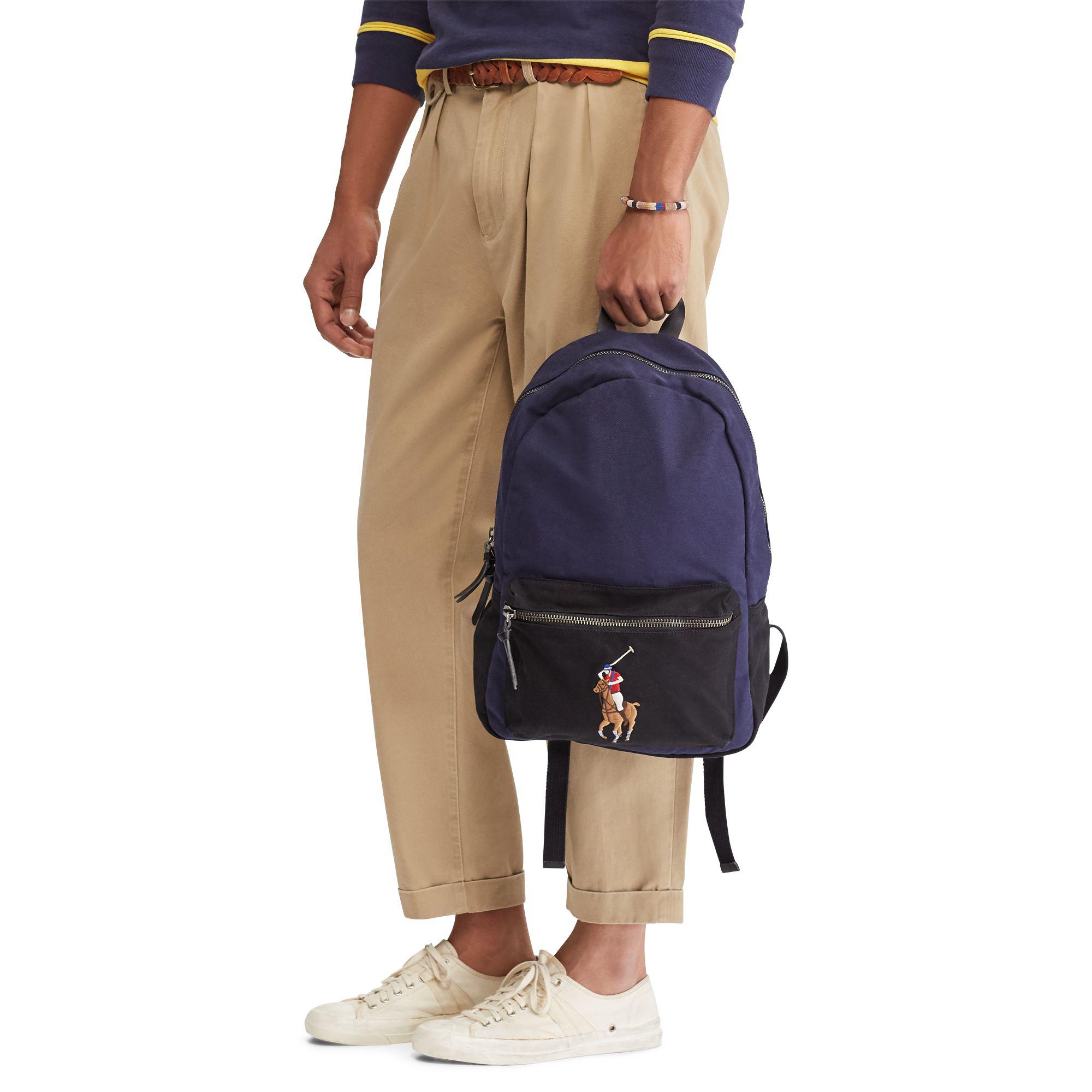 canvas big pony backpack