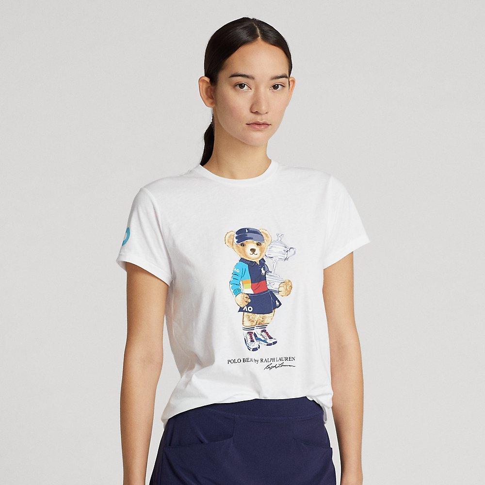 Polo Ralph Lauren Australian Open Polo Bear Tee in White Lyst
