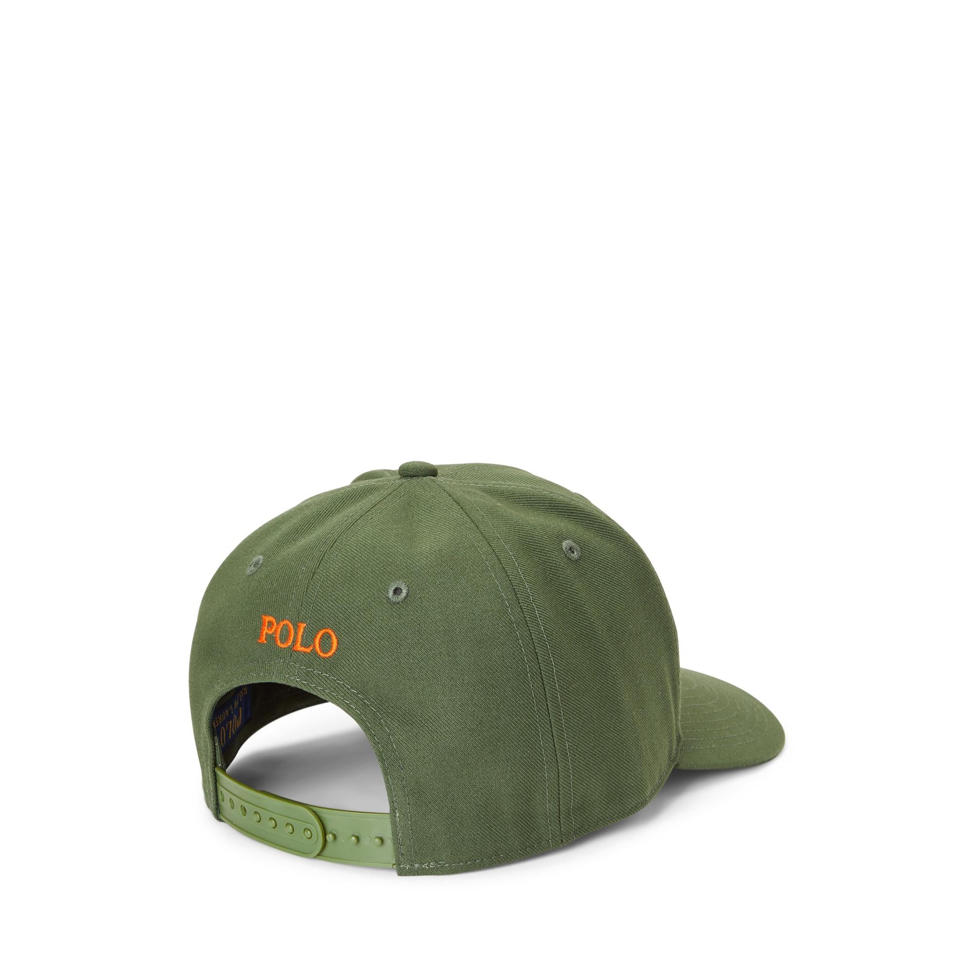 Polo Ralph Lauren Twill High-crown Ball Cap in Green for Men | Lyst