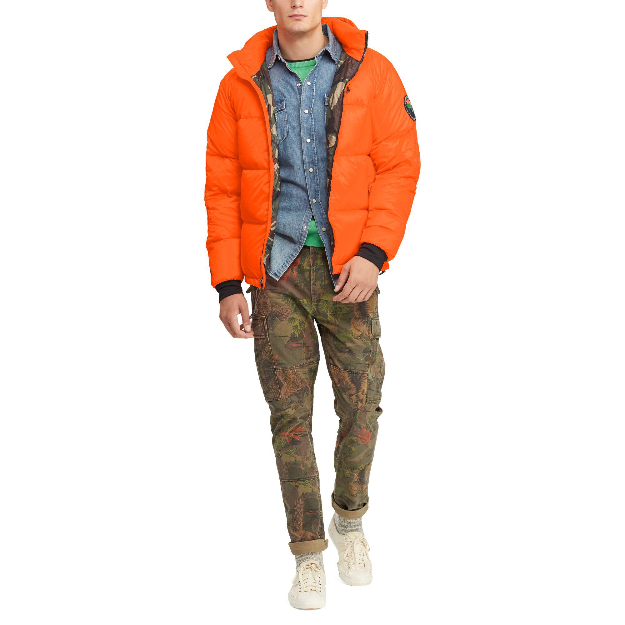 orange polo coat