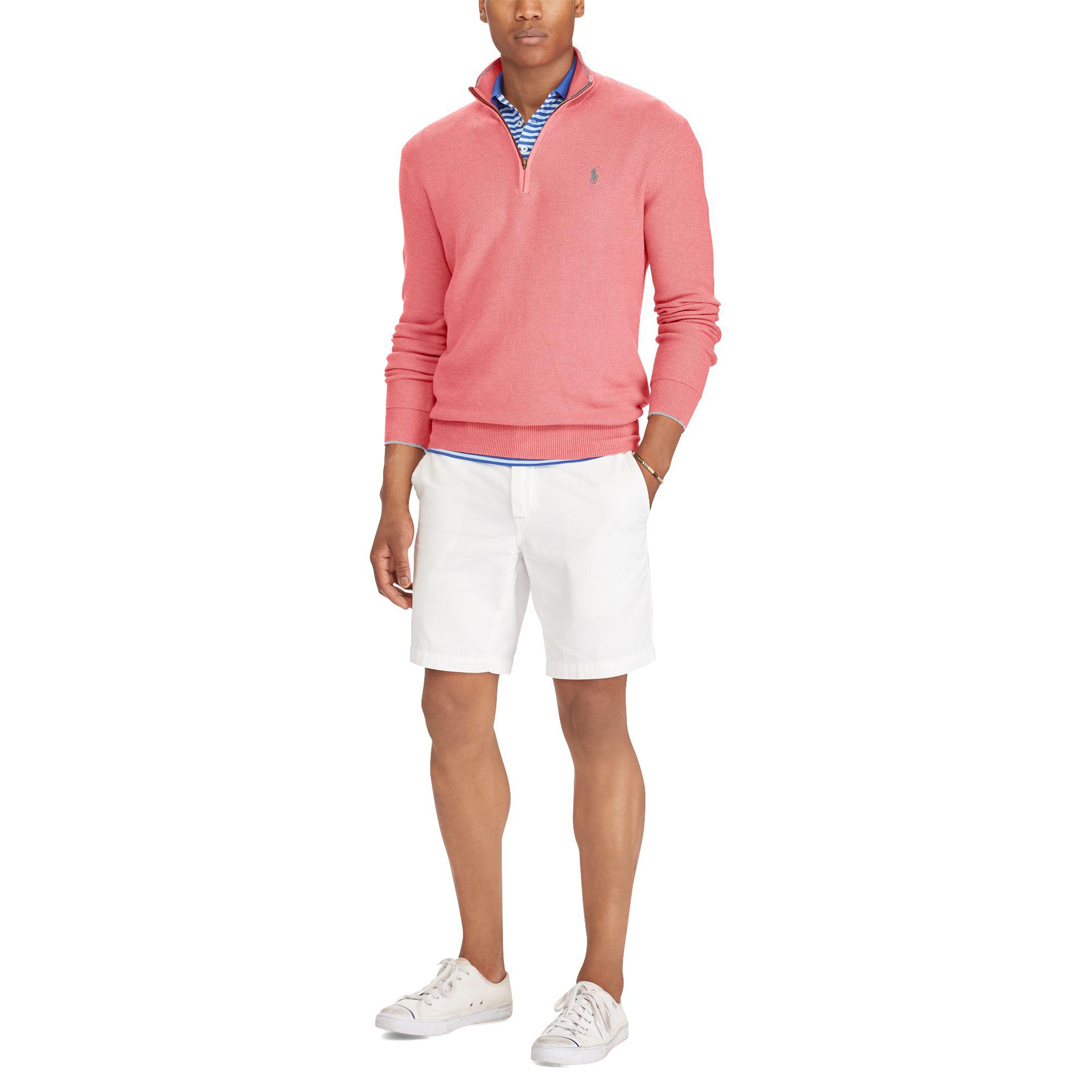 Polo Ralph Lauren Cotton Mesh Half-zip 