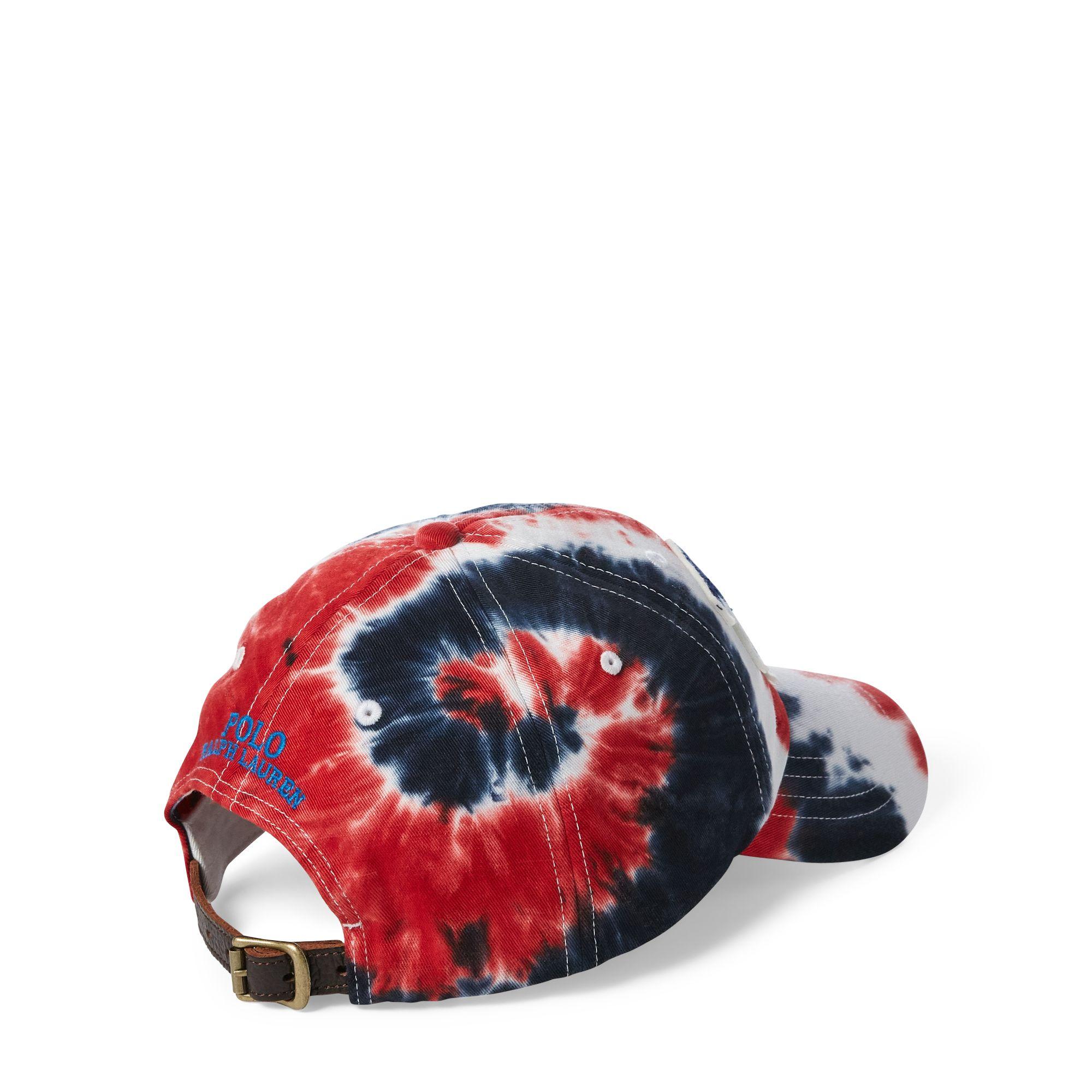 tie dye polo hat