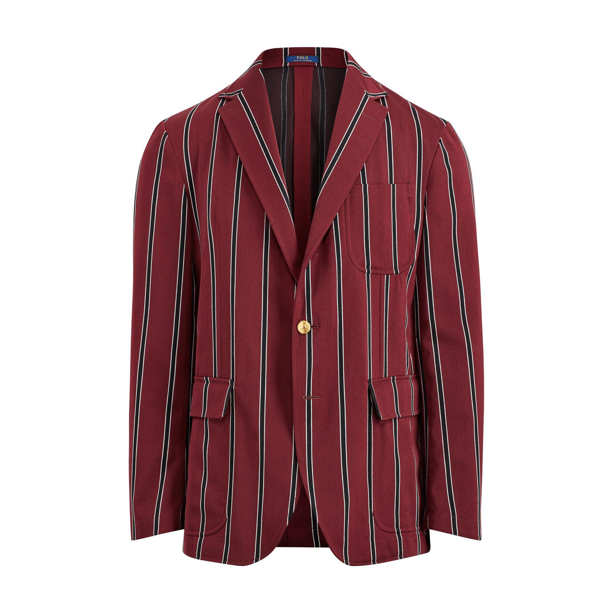 striped cricket blazer