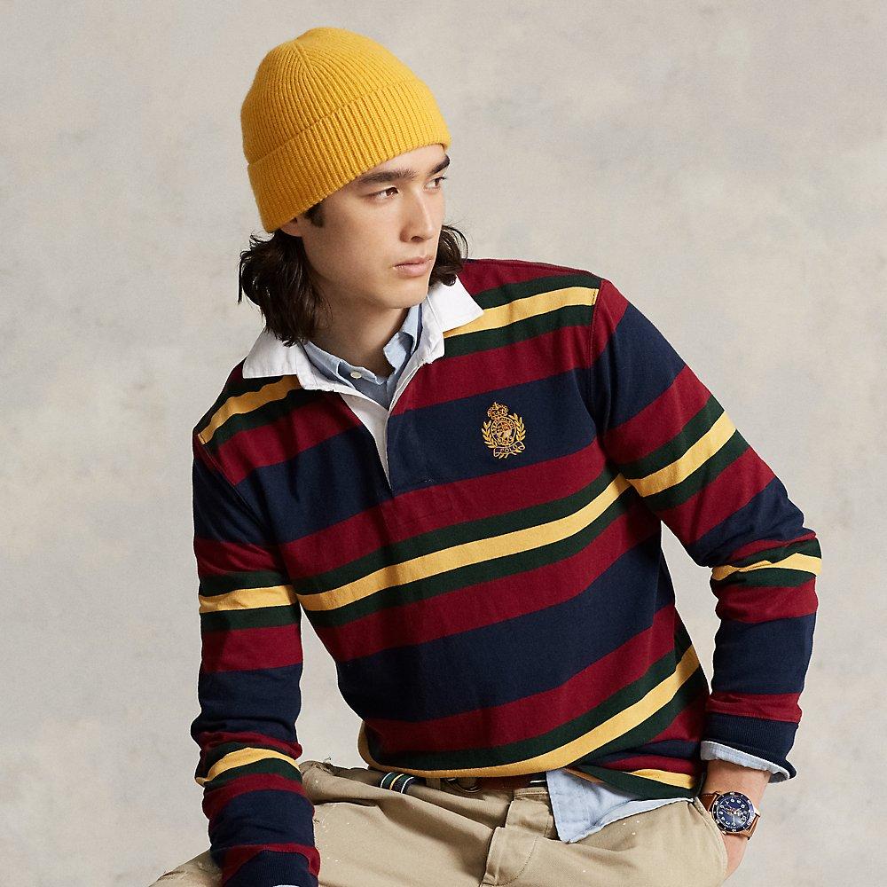 Ralph Lauren Classic Fit Polo Crest Rugby Shirt in Blue for Men | Lyst