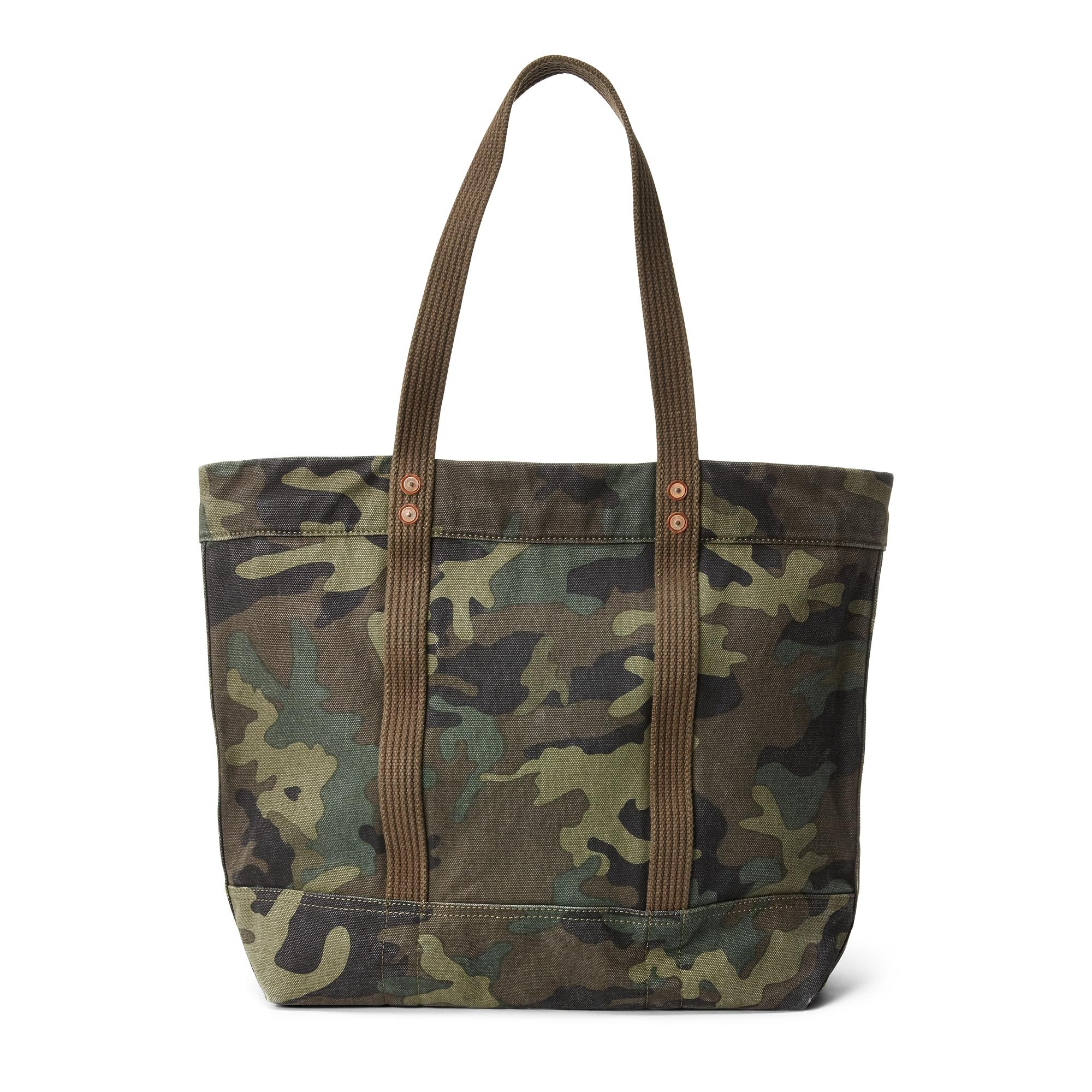 camo tote bag