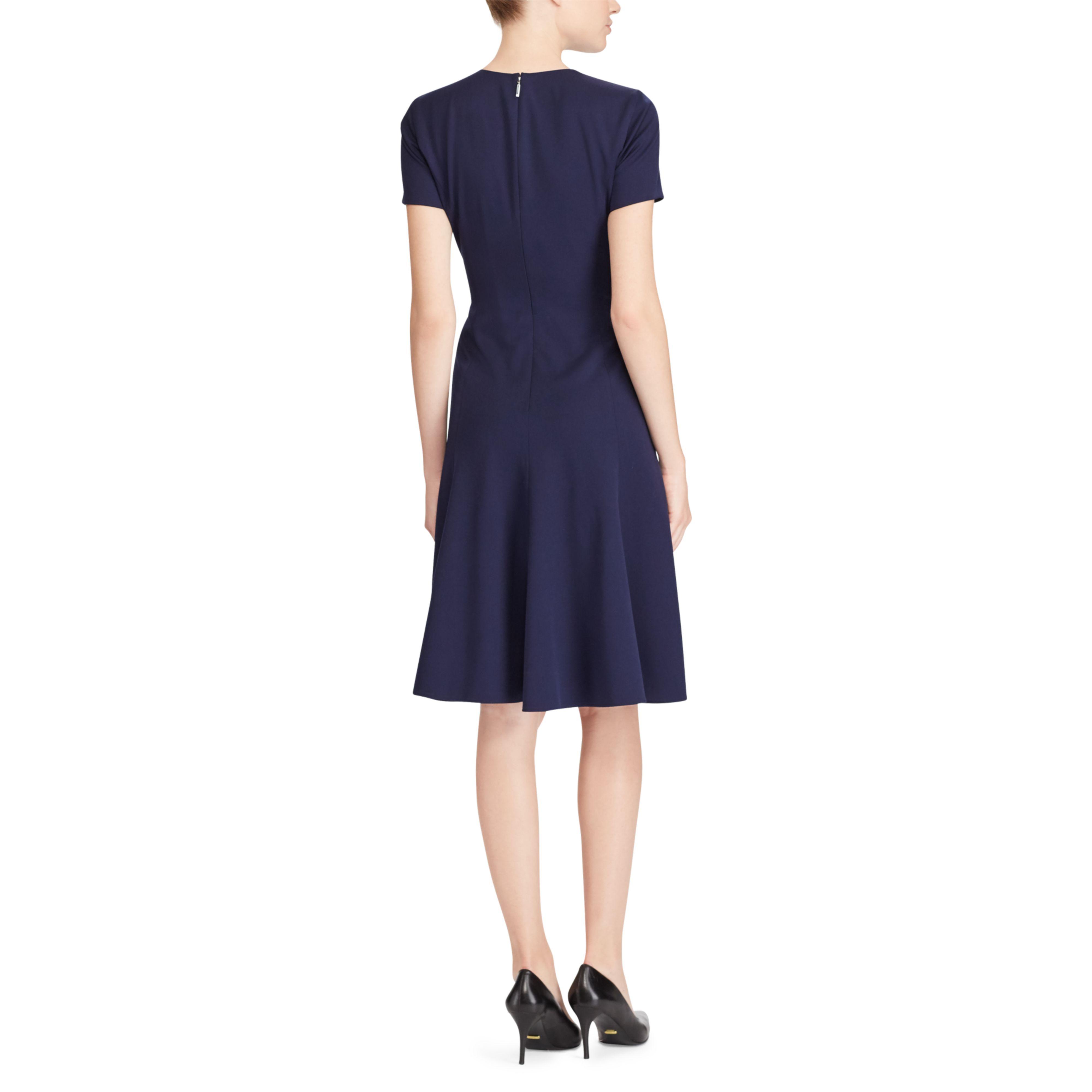 lauren ralph lauren fit & flare shirtdress