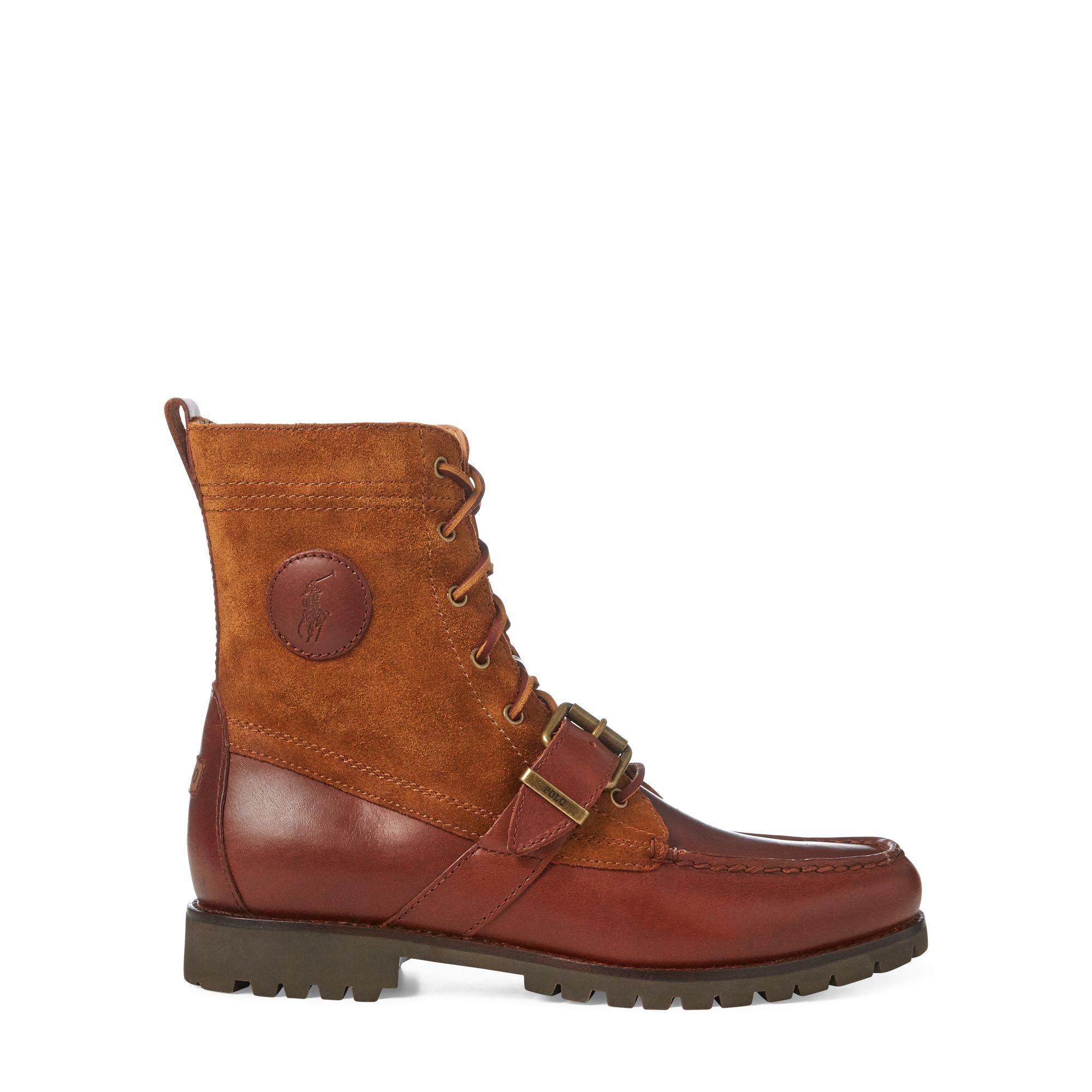 polo ralph lauren kieran suede boot
